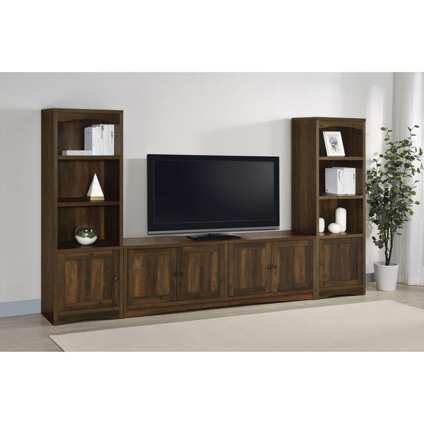 Coaster Furniture Laughlin 724123-SET 3-piece Entertainment Center TV Stand - Dark Pine