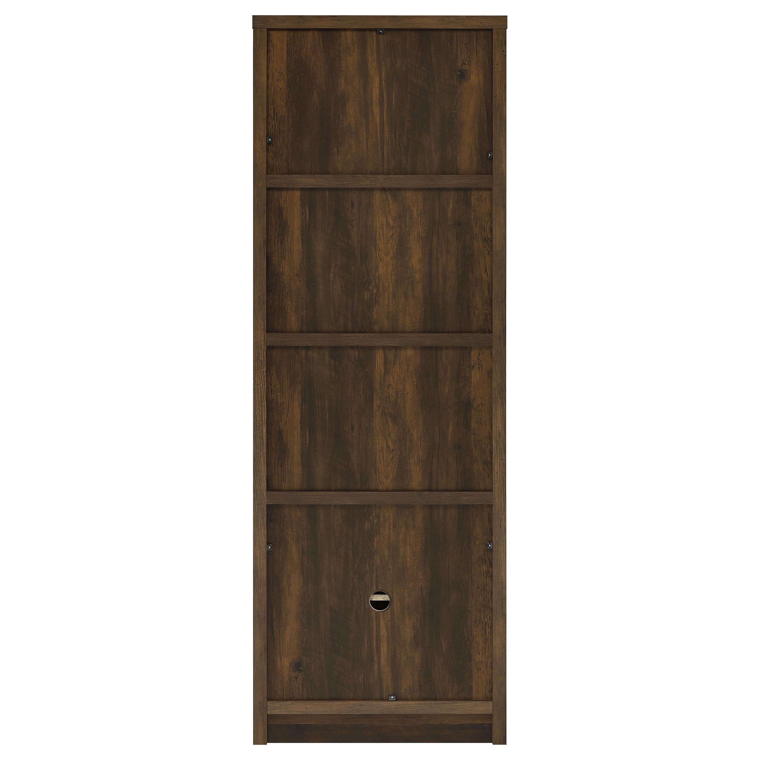  Coaster Furniture Laughlin 724123-SET 3-piece Entertainment Center TV Stand - Dark Pine IMAGE 16