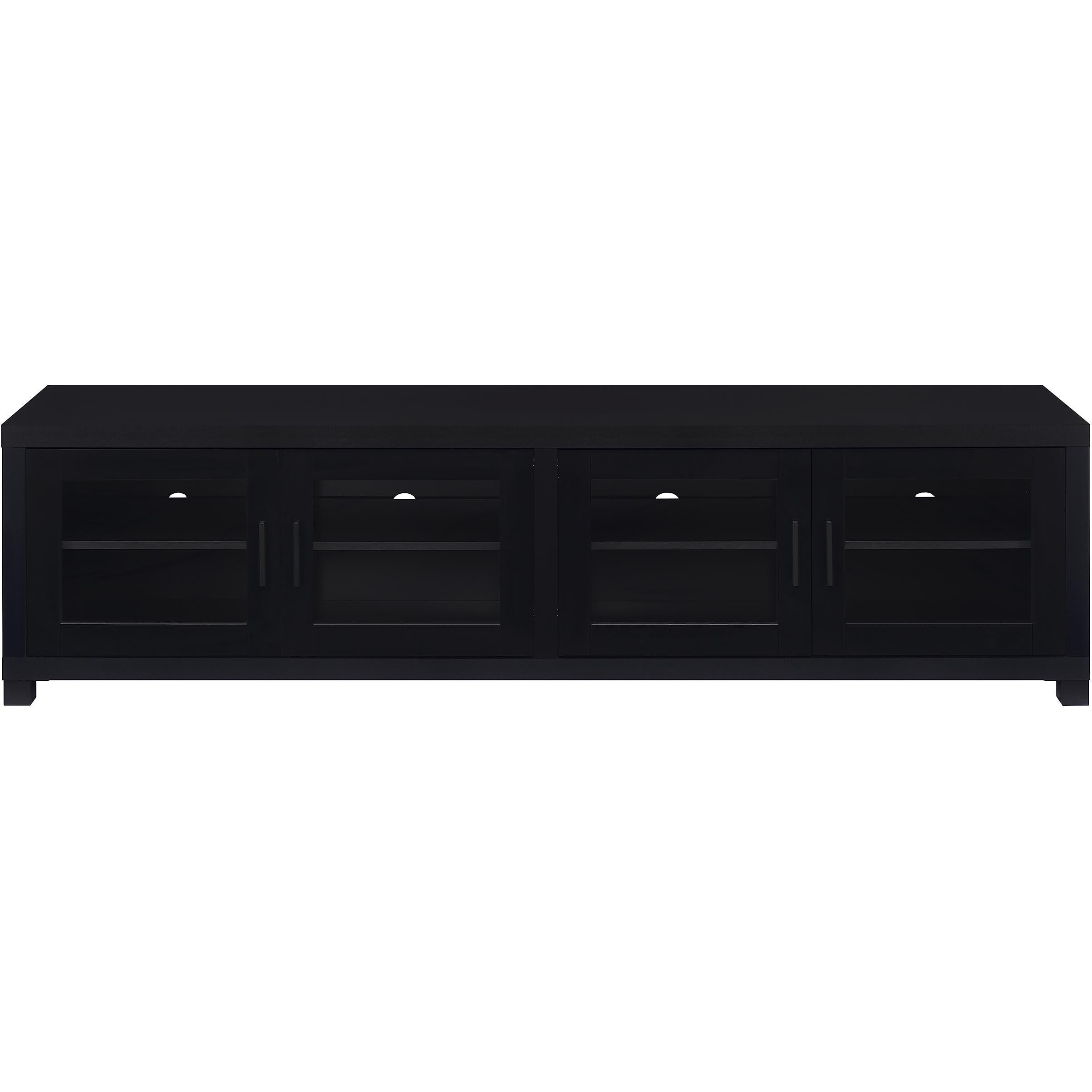  Coaster Furniture Jupiter 736303-SET 3-piece Entertainment Center 79-inch TV Stand - Black IMAGE 5