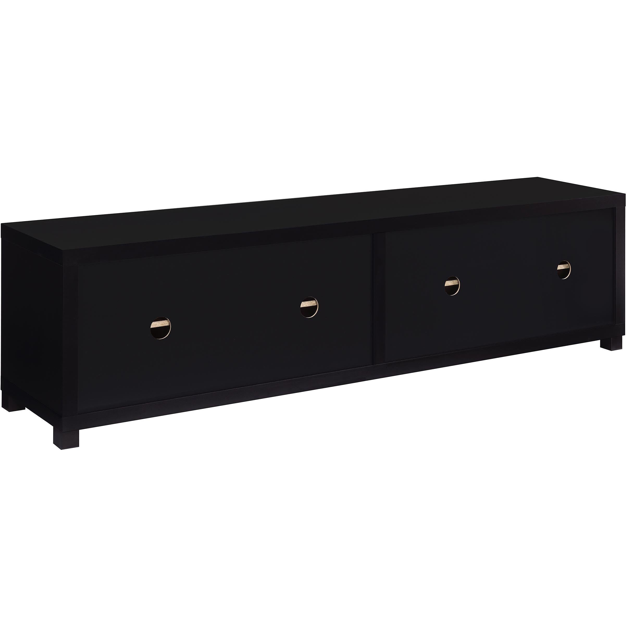  Coaster Furniture Jupiter 736303-SET 3-piece Entertainment Center 79-inch TV Stand - Black IMAGE 7