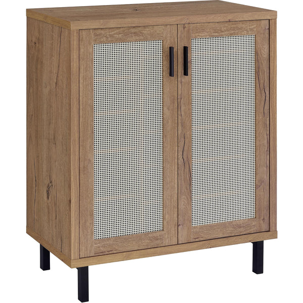 Coaster Furniture Teller 950421 2-door Shoe Storage Cabinet - Natural Oak