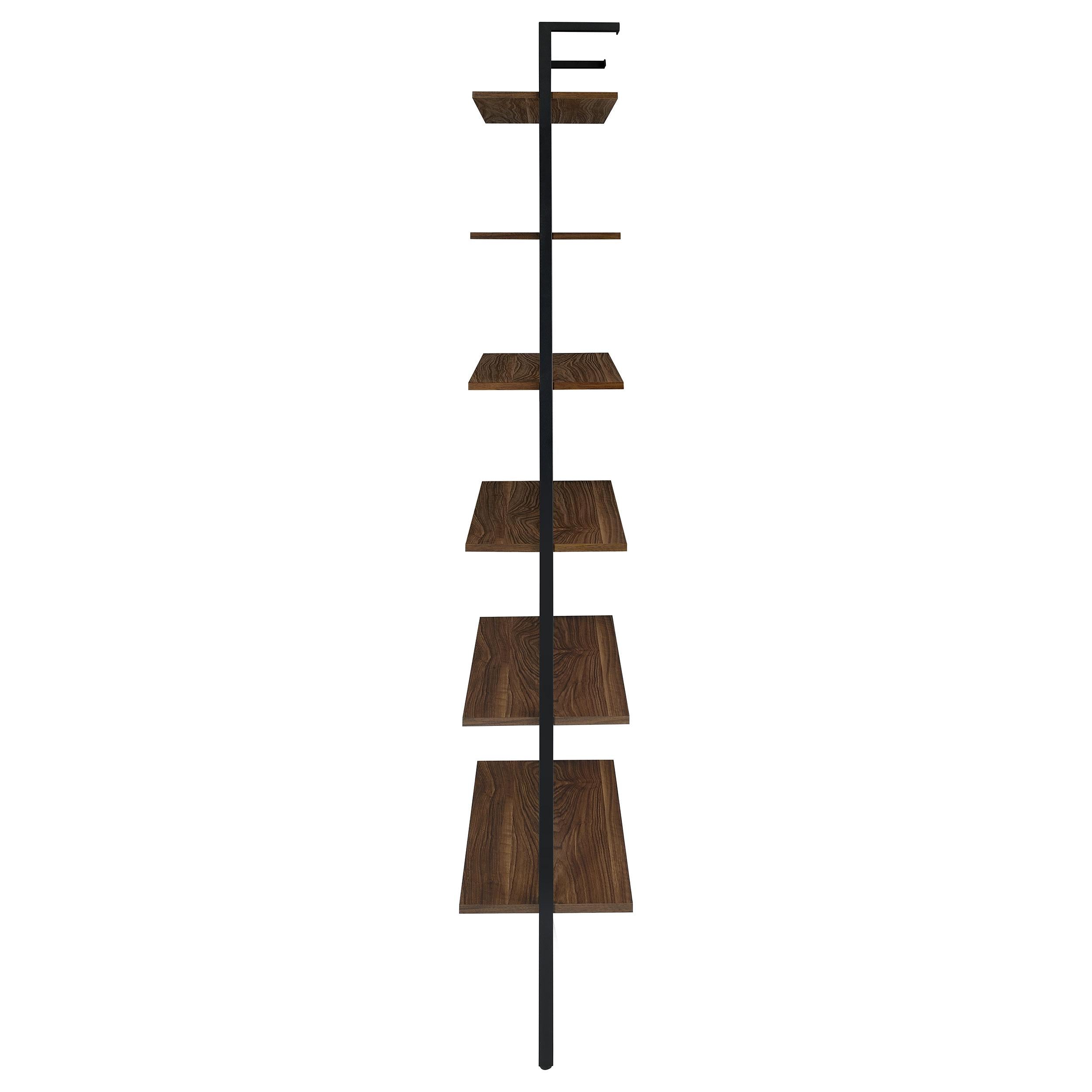  Coaster Furniture Owens 980074-S3 3-piece 96-inch Wall Mounted Bookshelf Set - Walnut IMAGE 13