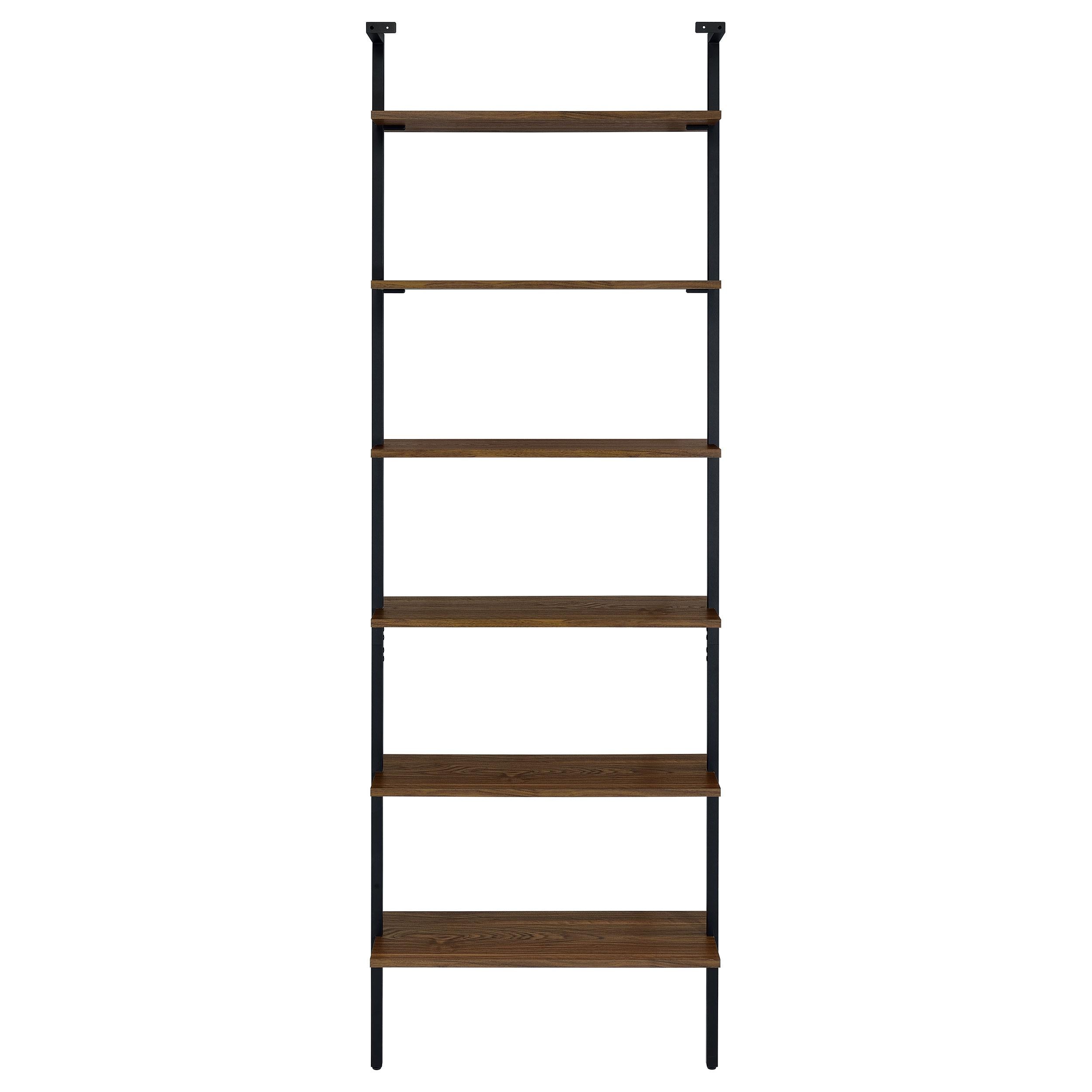  Coaster Furniture Owens 980074-S3 3-piece 96-inch Wall Mounted Bookshelf Set - Walnut IMAGE 15