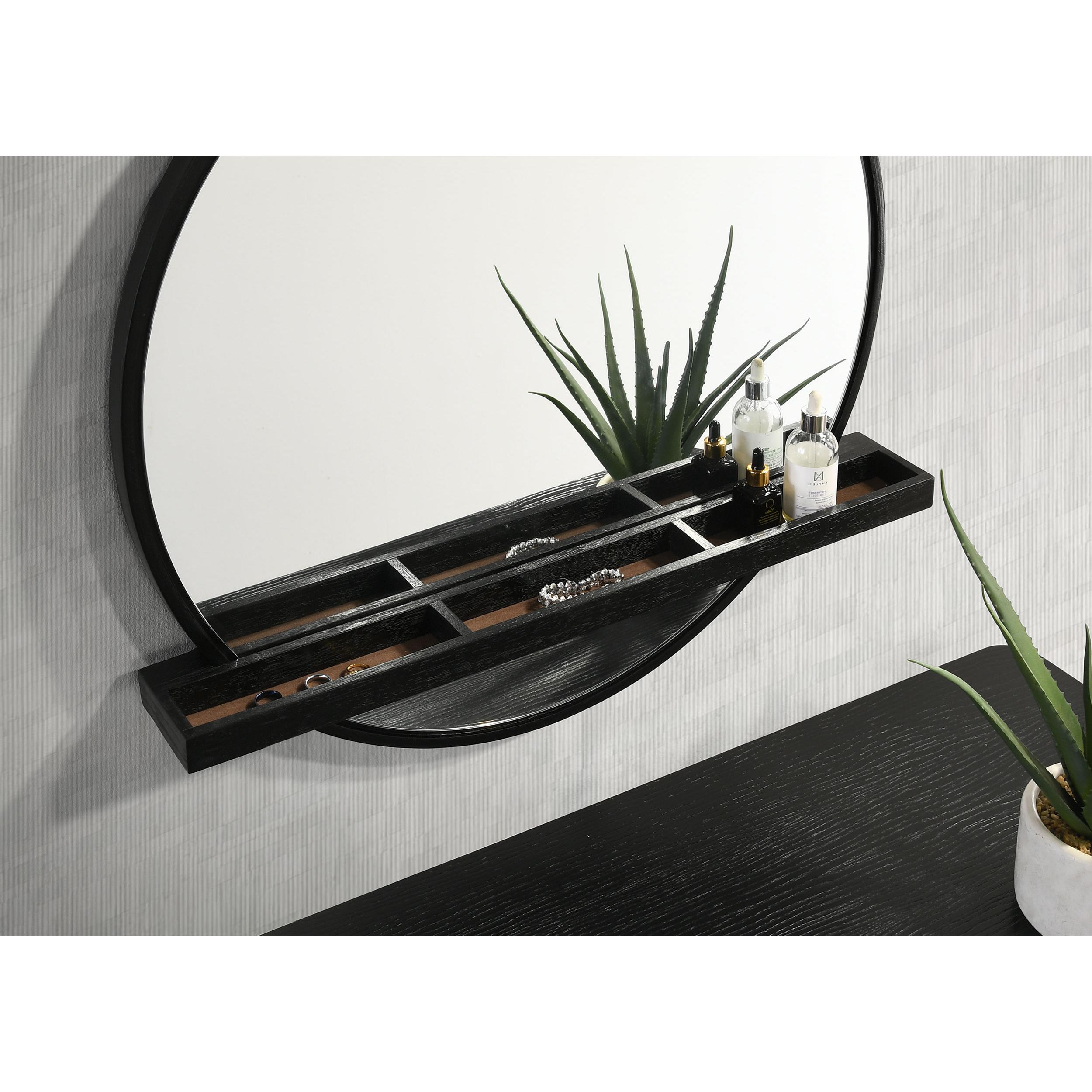  Coaster Furniture Arini 224337-SET 2-piece Makeup Vanity Table and Mirror Set - Black IMAGE 8