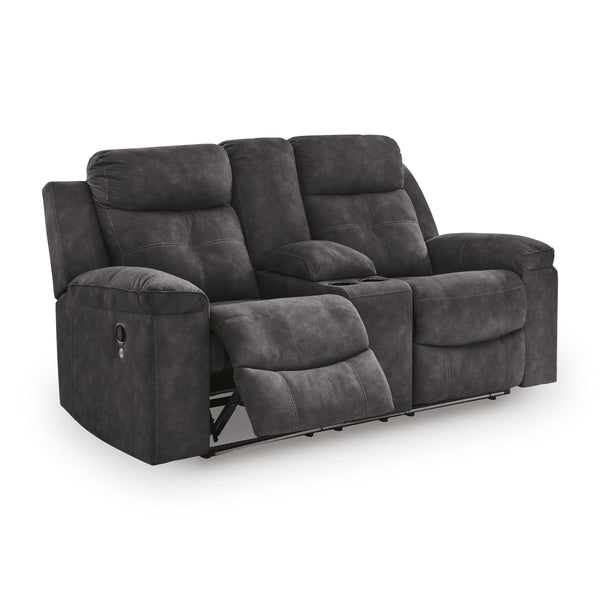Benchcraft Brysonview 6360594 Double Reclining Loveseat with Console