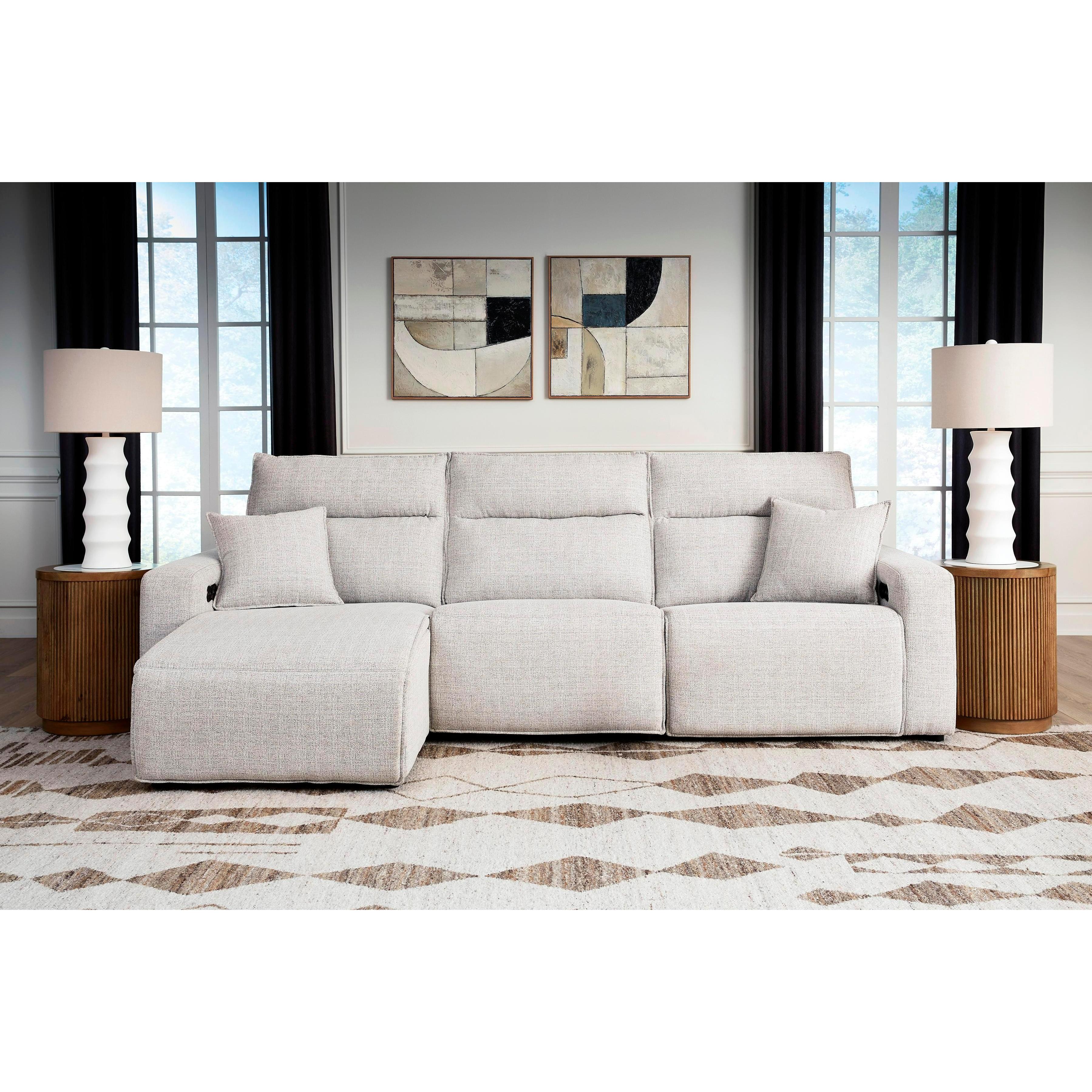  Signature Design by Ashley ModMax II 65907S23 3 pc Reclining Sofa Chaise IMAGE 1