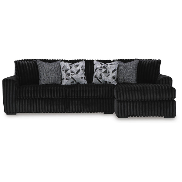Signature Design by Ashley Midnight-Madness 98103S16 3 pc Sectional with Chaise