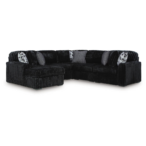 Signature Design by Ashley Midnight-Madness 98103S21 5 pc Sectional with Chaise