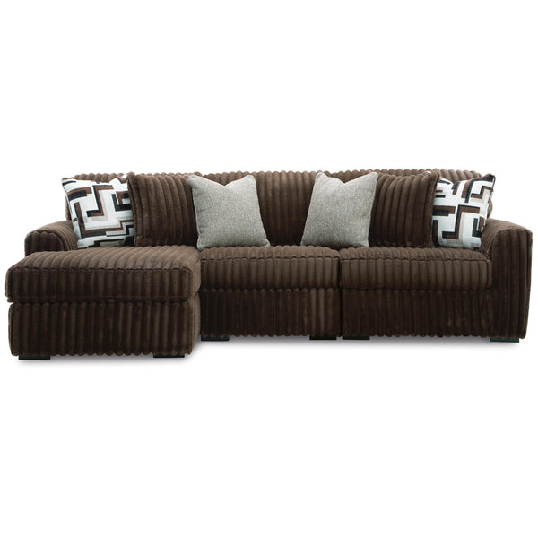 Signature Design by Ashley Midnight-Madness 98104S15 3 pc Sectional with Chaise