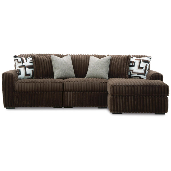 Signature Design by Ashley Midnight-Madness 98104S16 3 pc Sectional with Chaise