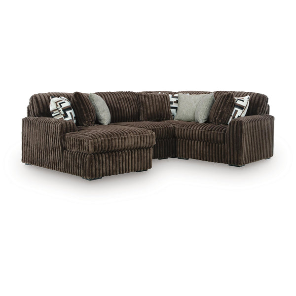 Signature Design by Ashley Midnight-Madness 98104S19 4 pc Sectional with Chaise