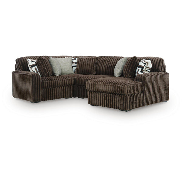 Signature Design by Ashley Midnight-Madness 98104S20 4 pc Sectional with Chaise