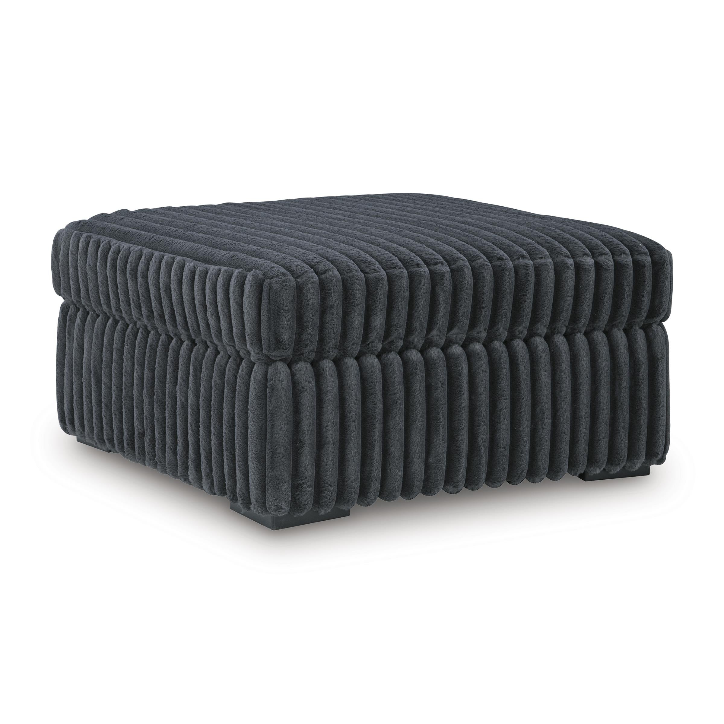  Manufacturer Color_Gunmetal --  Midnight-Madness 9810508 Oversized Accent Ottoman IMAGE 1