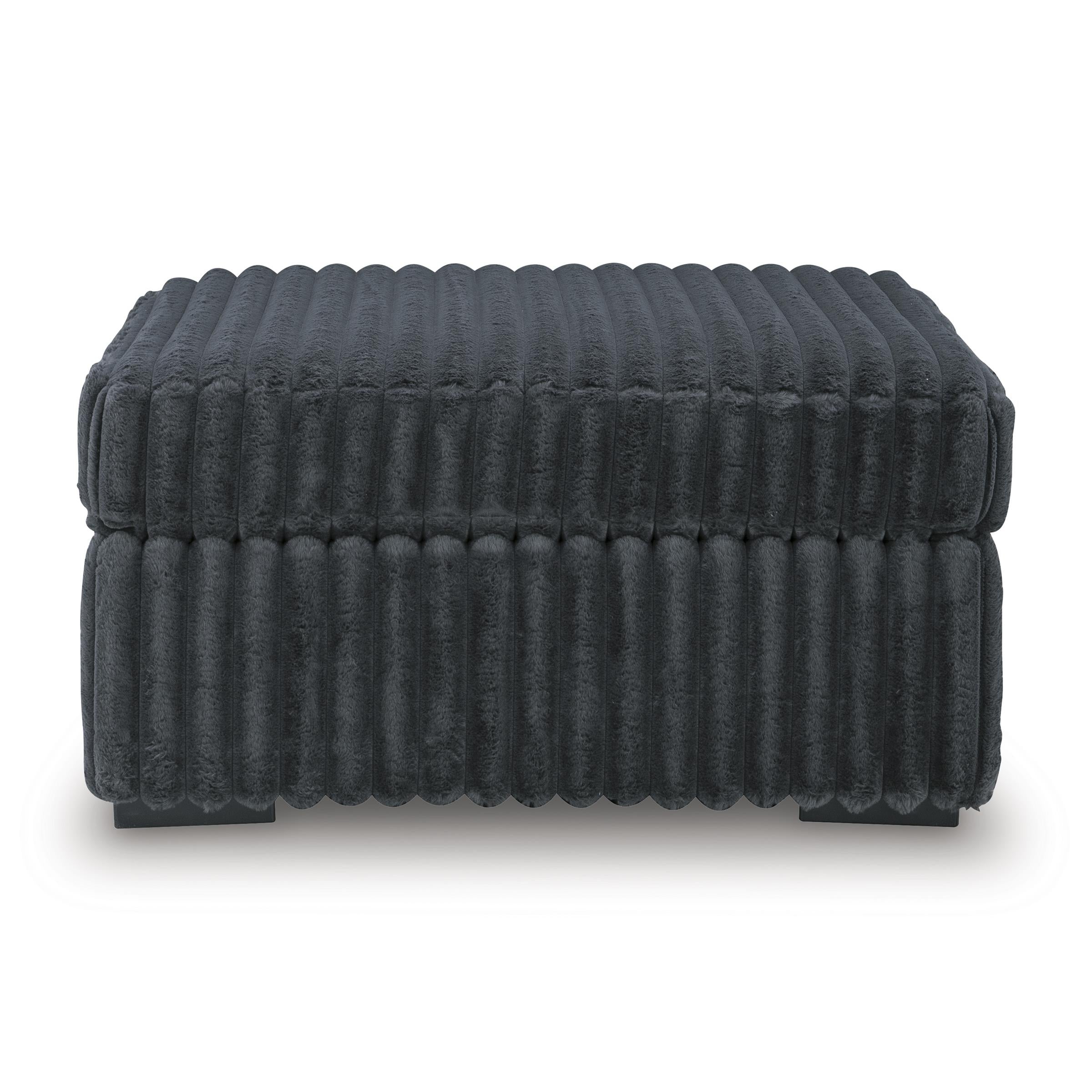 Manufacturer Color_Gunmetal --  Midnight-Madness 9810508 Oversized Accent Ottoman IMAGE 2