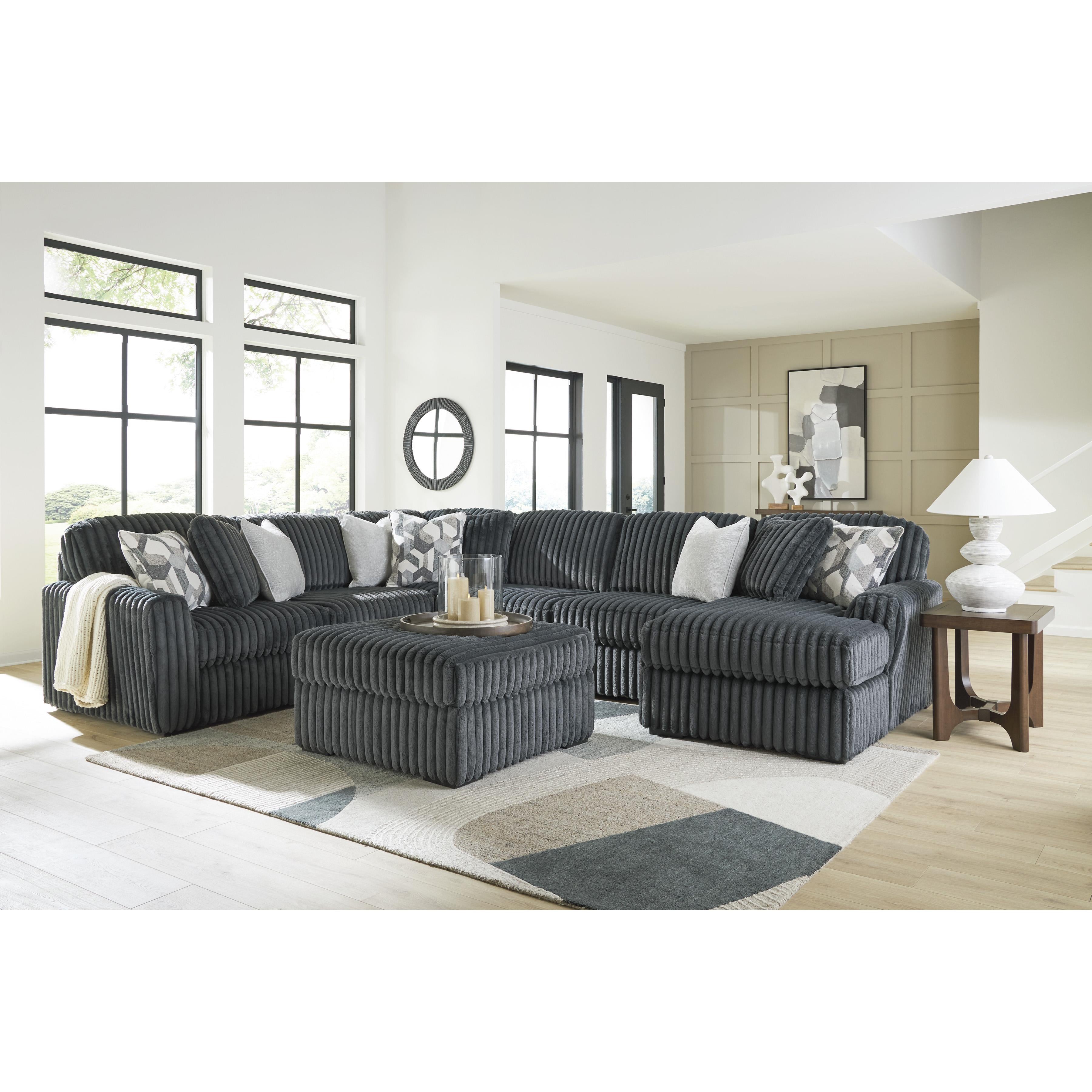  Manufacturer Color_Gunmetal --  Midnight-Madness 9810508 Oversized Accent Ottoman IMAGE 6