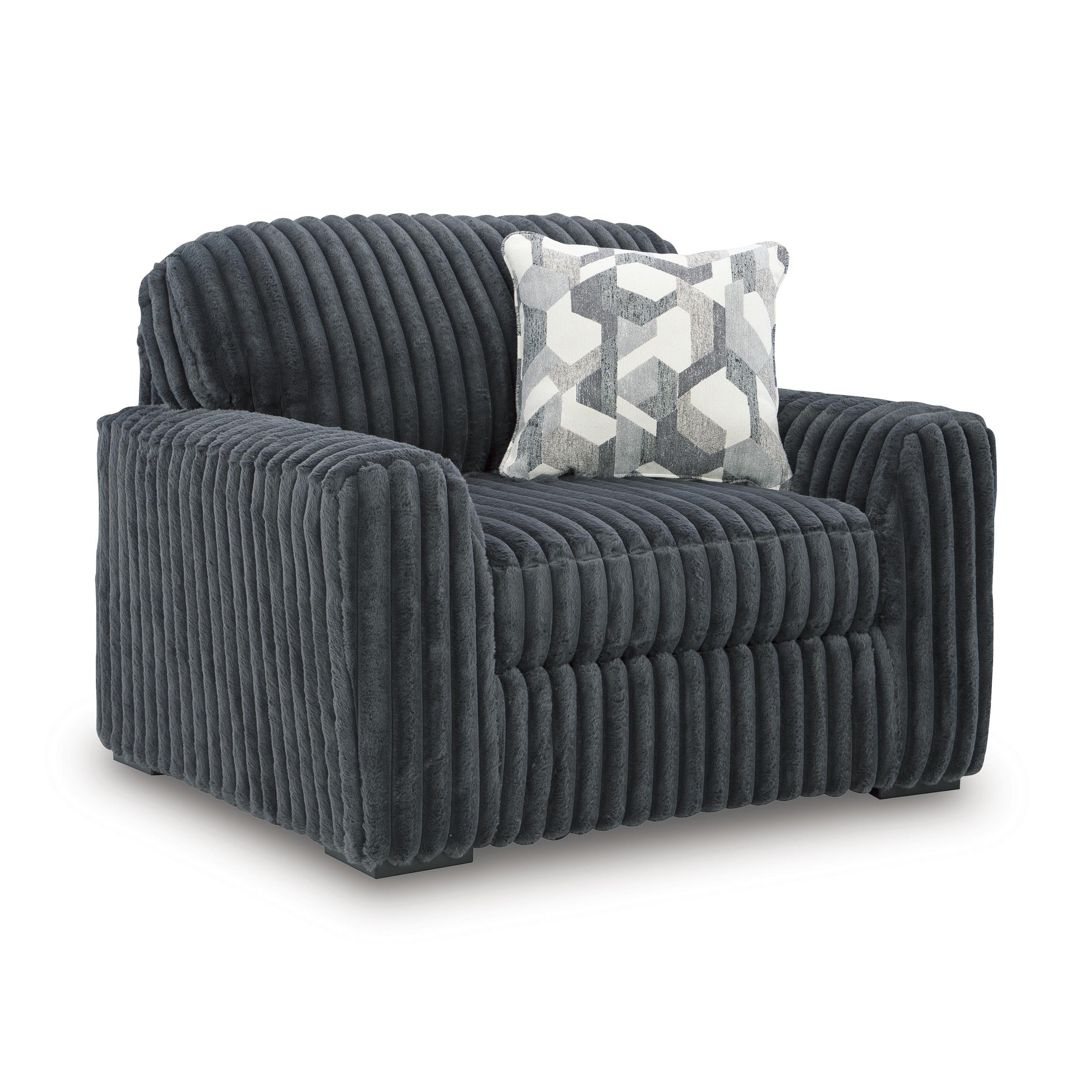  Manufacturer Color_Gunmetal --  Midnight-Madness 9810523 Chair and a Half IMAGE 1