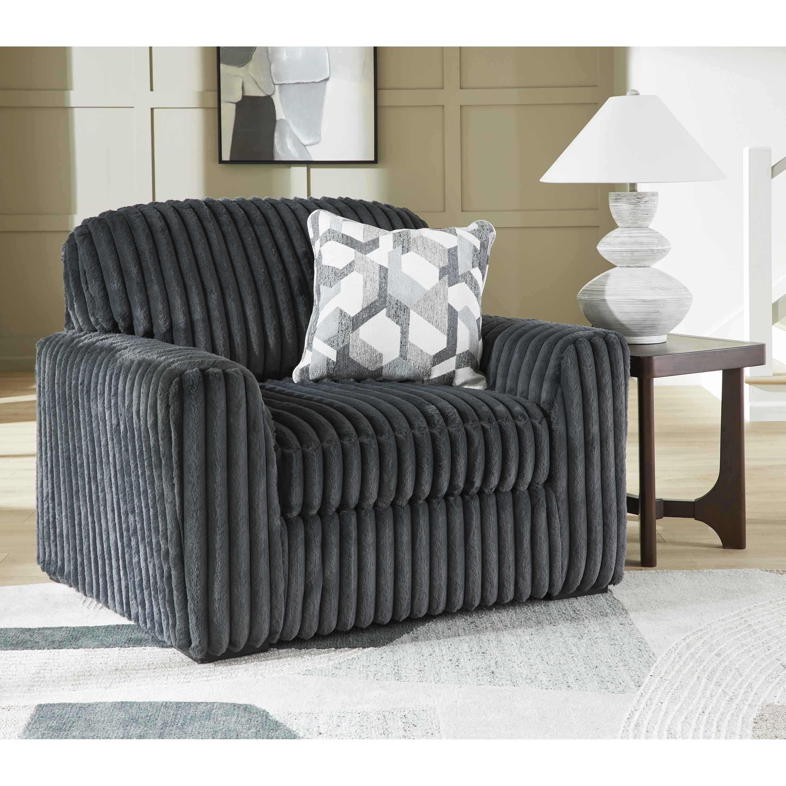  Manufacturer Color_Gunmetal --  Midnight-Madness 9810523 Chair and a Half IMAGE 4