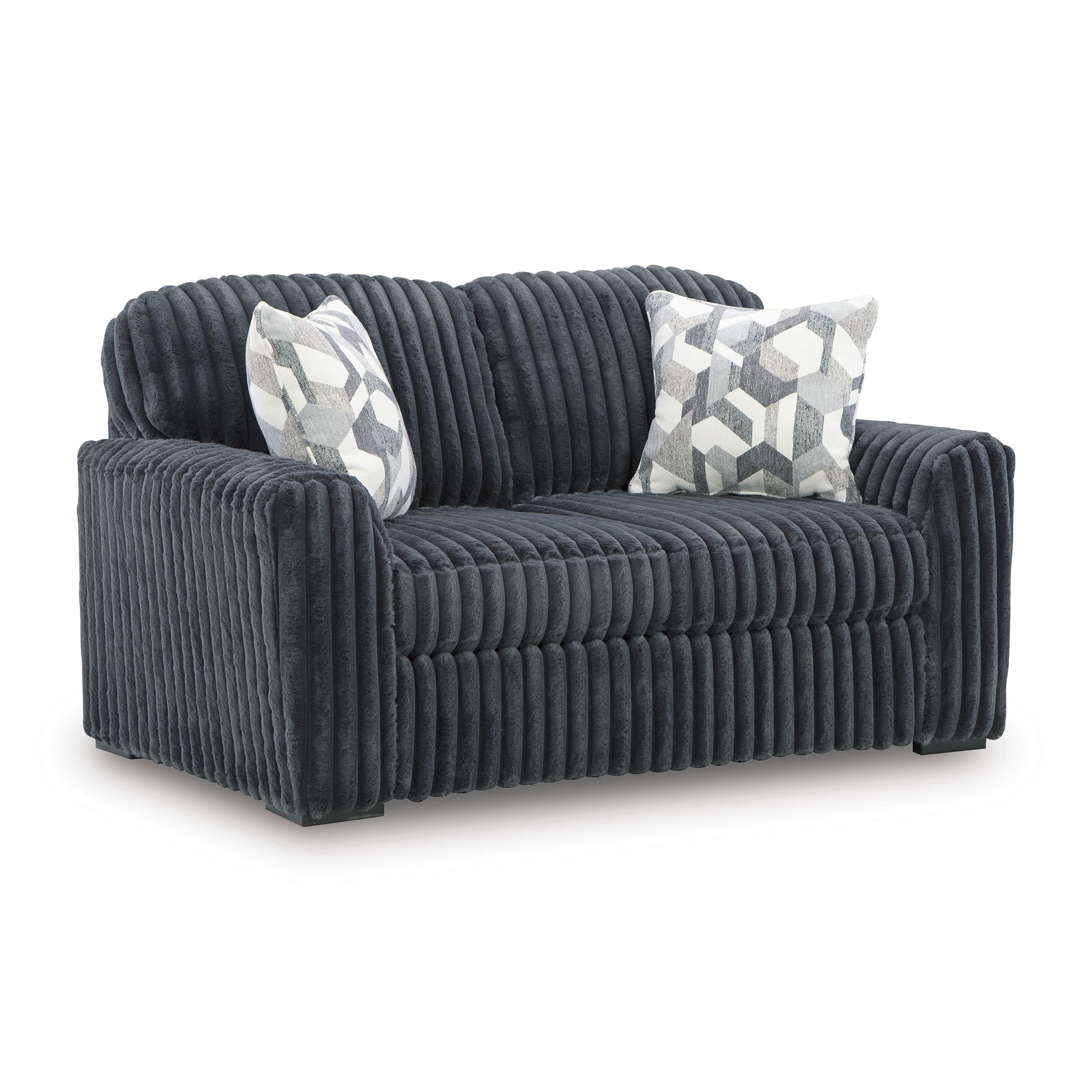  Manufacturer Color_Gunmetal --  Midnight-Madness 9810535 Loveseat IMAGE 1