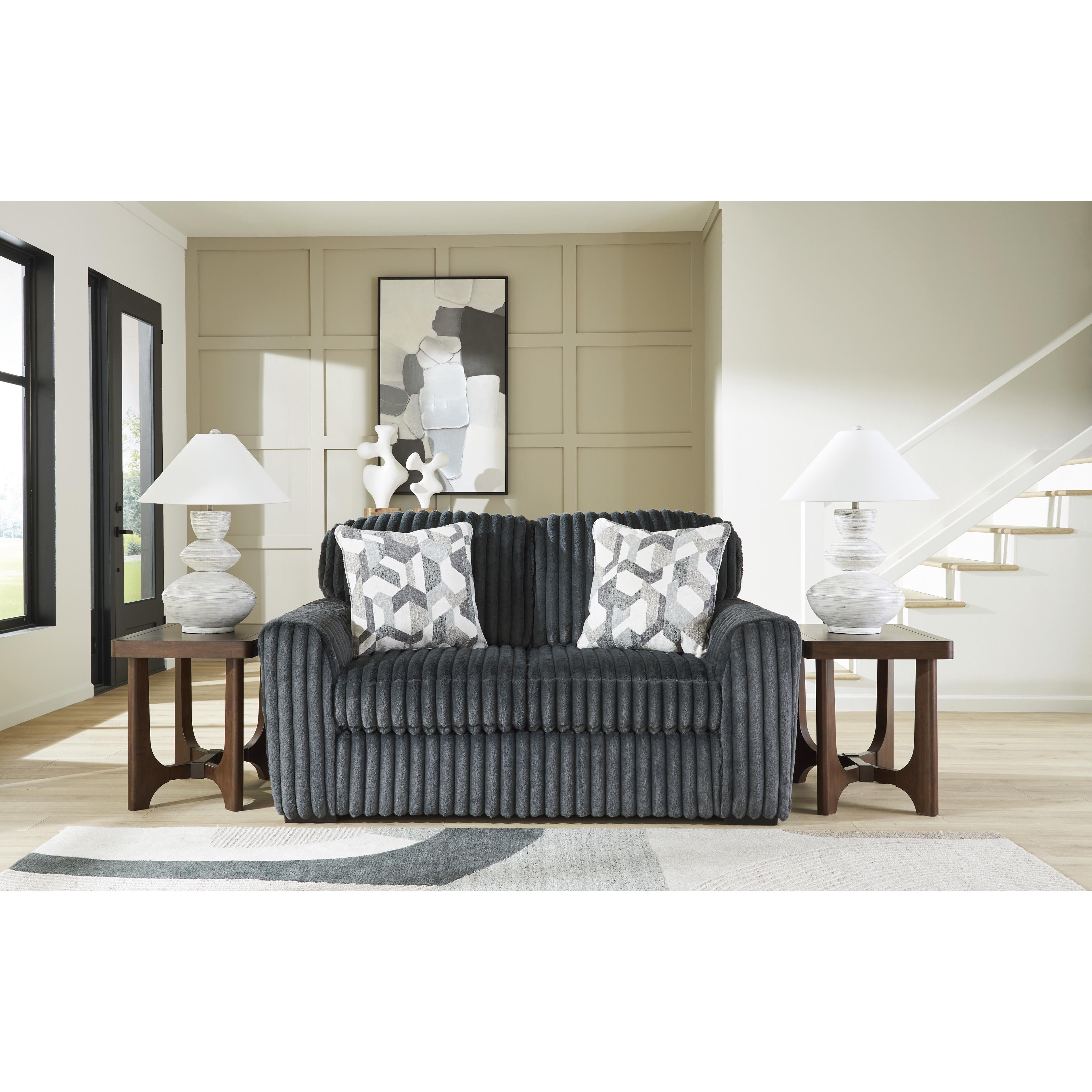  Manufacturer Color_Gunmetal --  Midnight-Madness 9810535 Loveseat IMAGE 4
