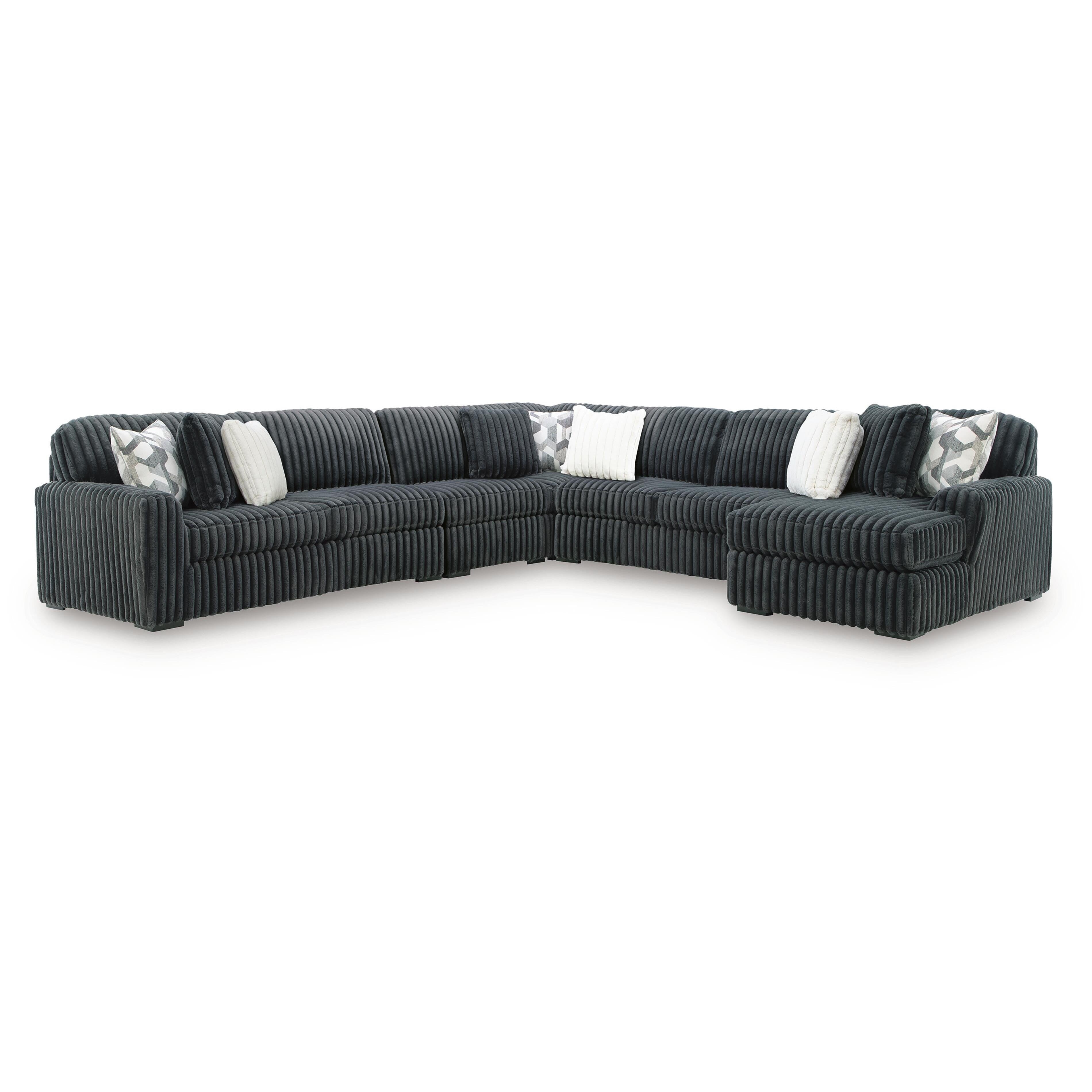  Signature Design by Ashley Midnight-Madness 98105S12 5 pc Sectional with Chaise IMAGE 1