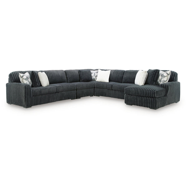 Signature Design by Ashley Midnight-Madness 98105S12 5 pc Sectional with Chaise