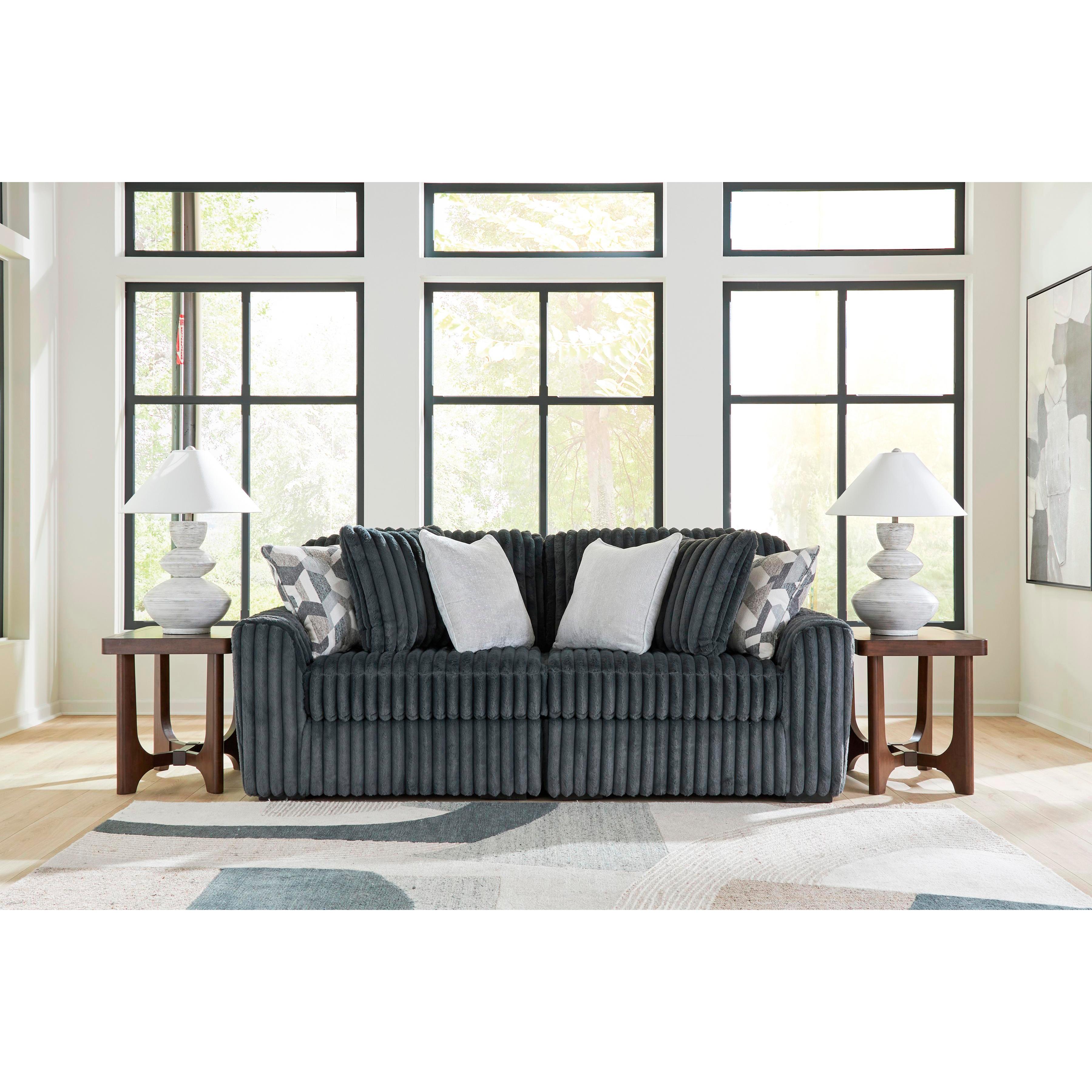 Manufacturer Color_Gunmetal --  Midnight-Madness 98105S13 2 pc Sectional Sofa IMAGE 1