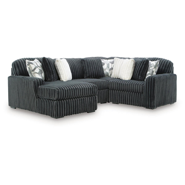 Signature Design by Ashley Midnight-Madness 98105S20 4 pc Sectional with Chaise