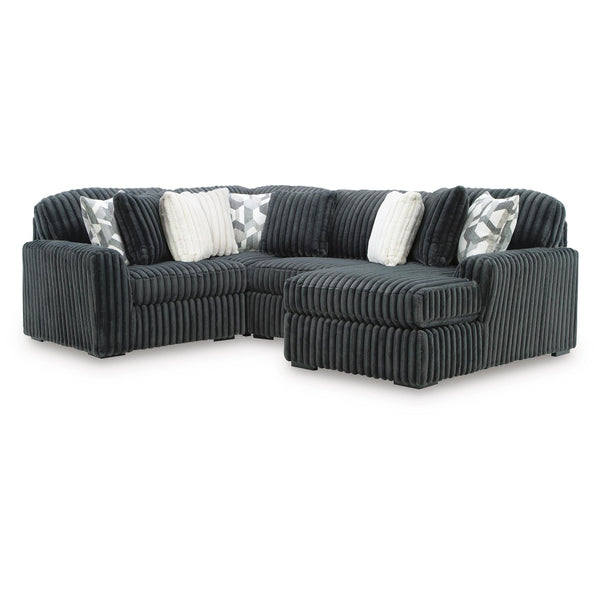 Signature Design by Ashley Midnight-Madness 98105S21 4 pc Sectional with Chaise