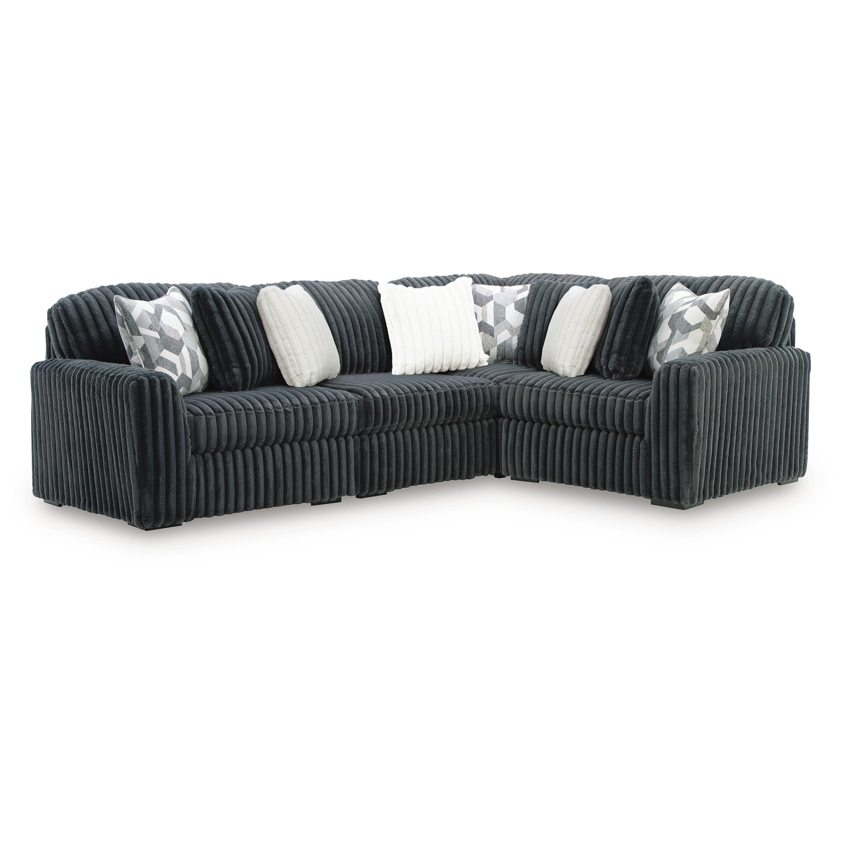  Signature Design by Ashley Midnight-Madness 98105S26 4 pc Sectional IMAGE 1