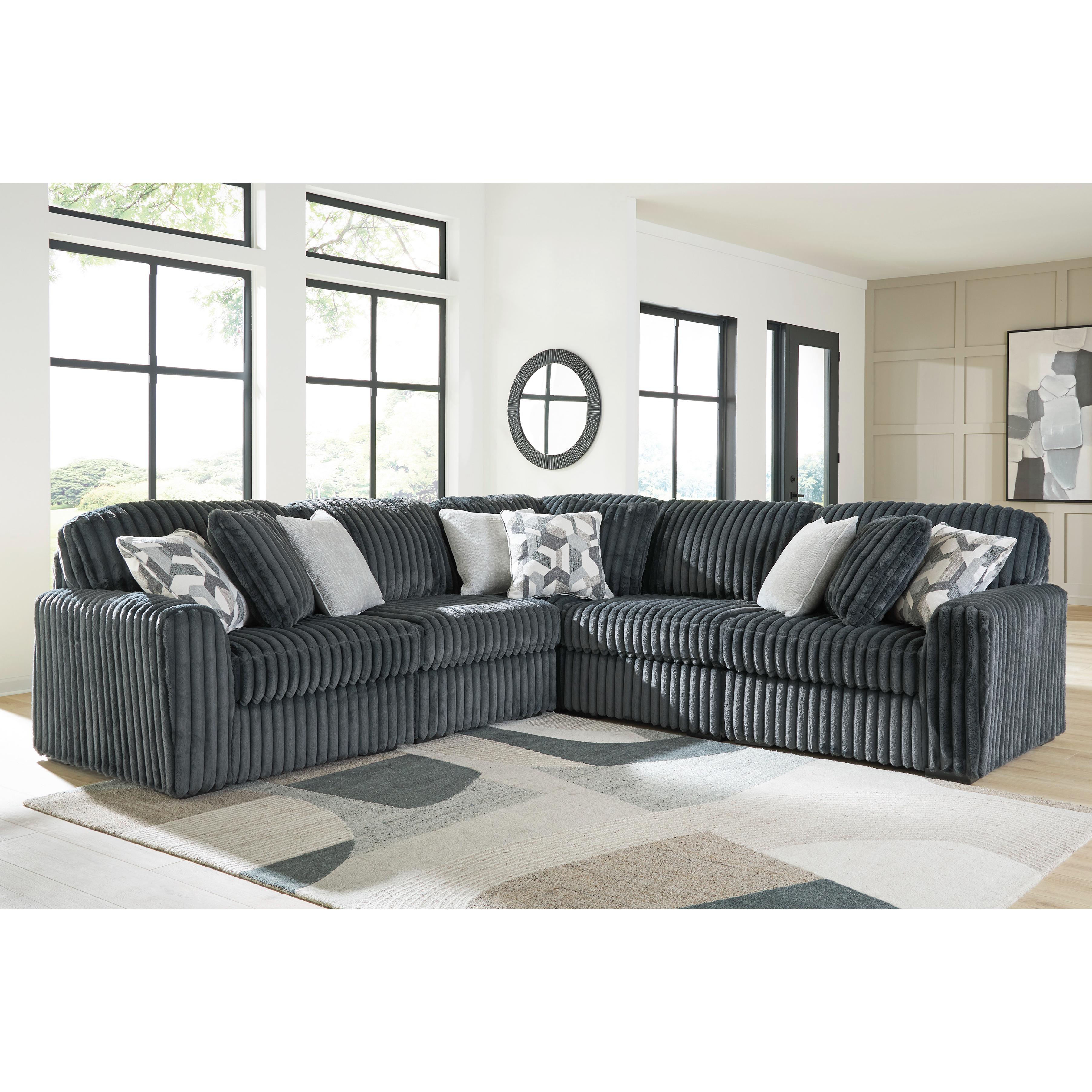  Manufacturer Color_Gunmetal --  Midnight-Madness 98105S27 5 pc Sectional IMAGE 1