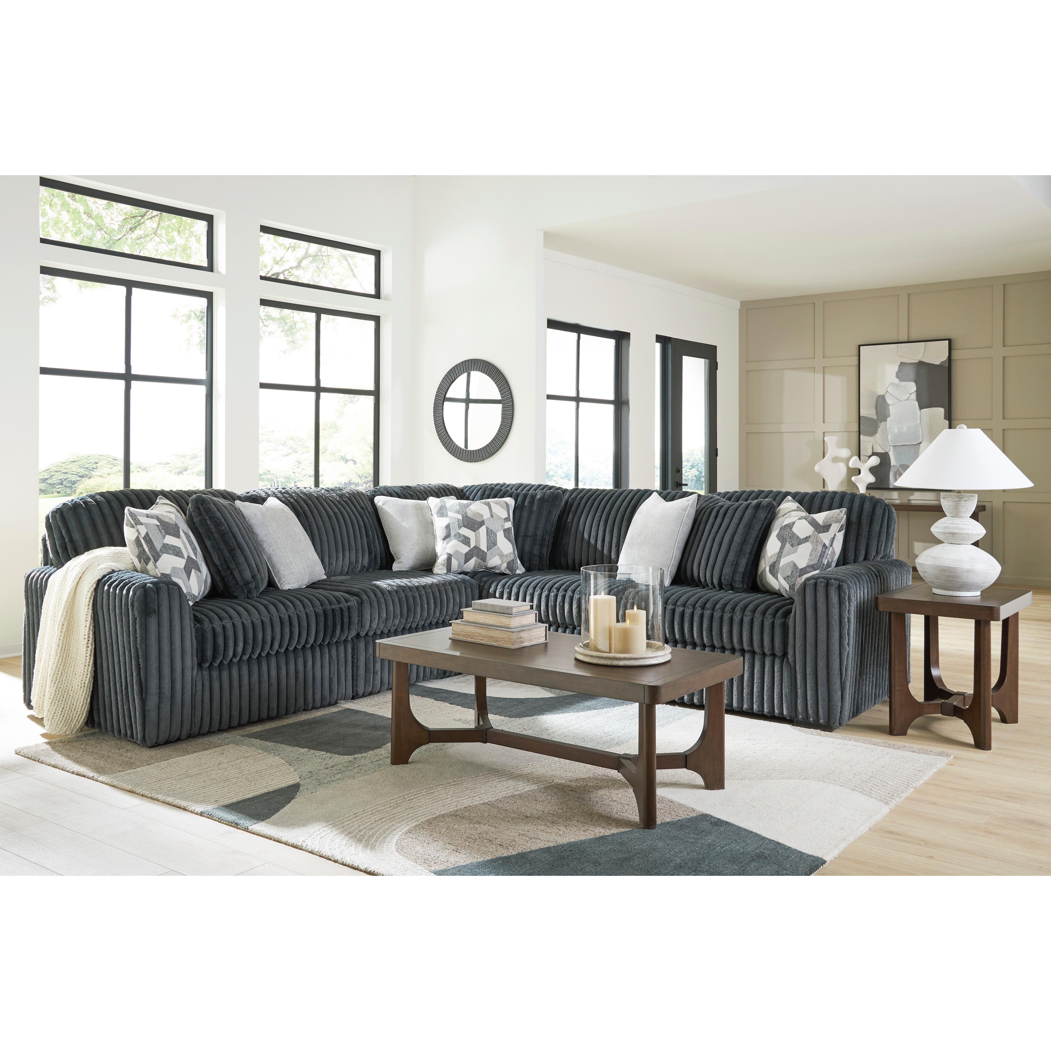  Manufacturer Color_Gunmetal --  Midnight-Madness 98105S27 5 pc Sectional IMAGE 2