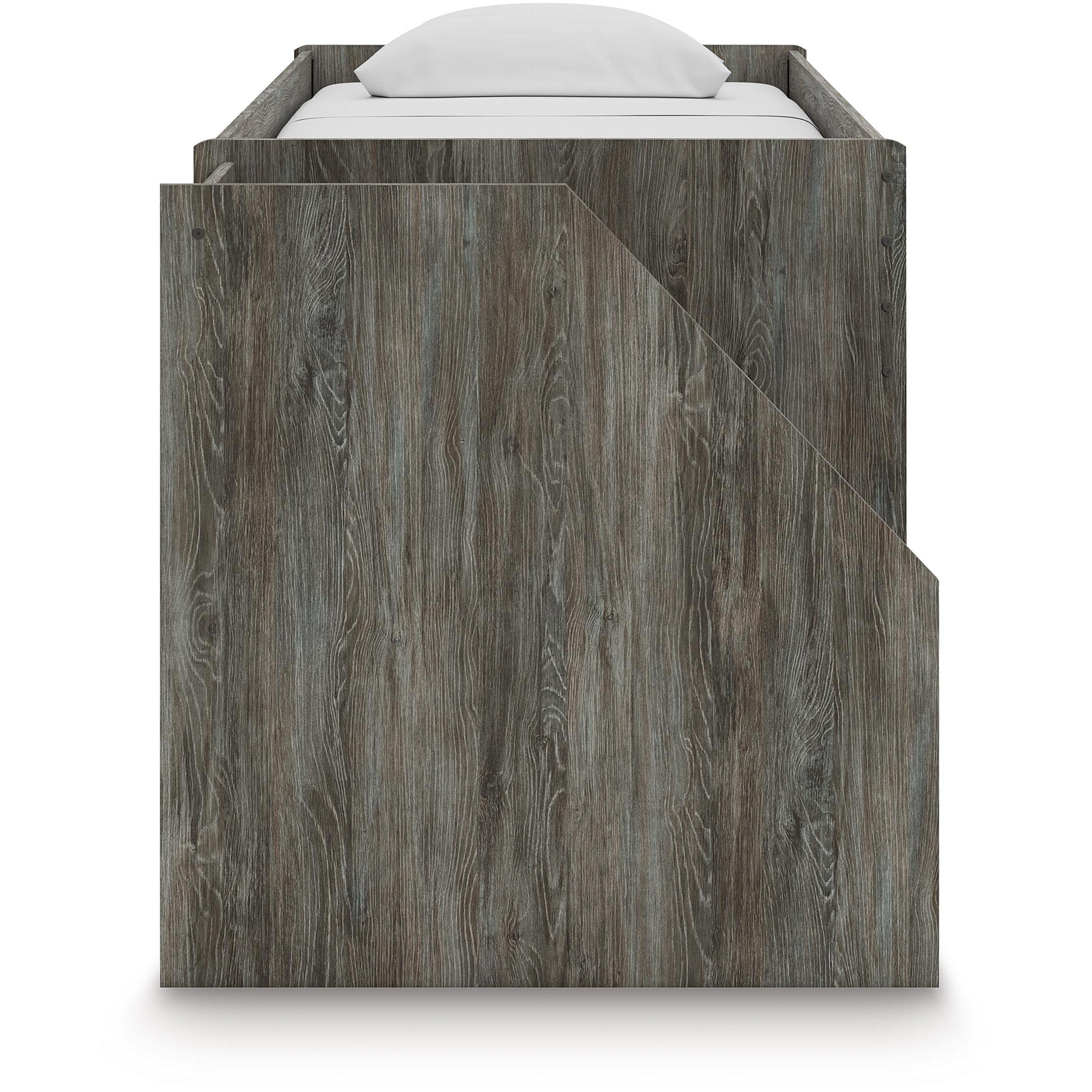  Signature Design by Ashley Frandern B4480B25 Twin Loft Bed with Bookcase Storage IMAGE 4