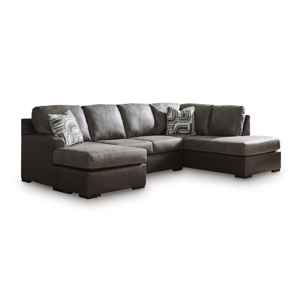 Signature Design by Ashley Castille Way PC62703S5 2 pc Sleeper Sectional with Chaise