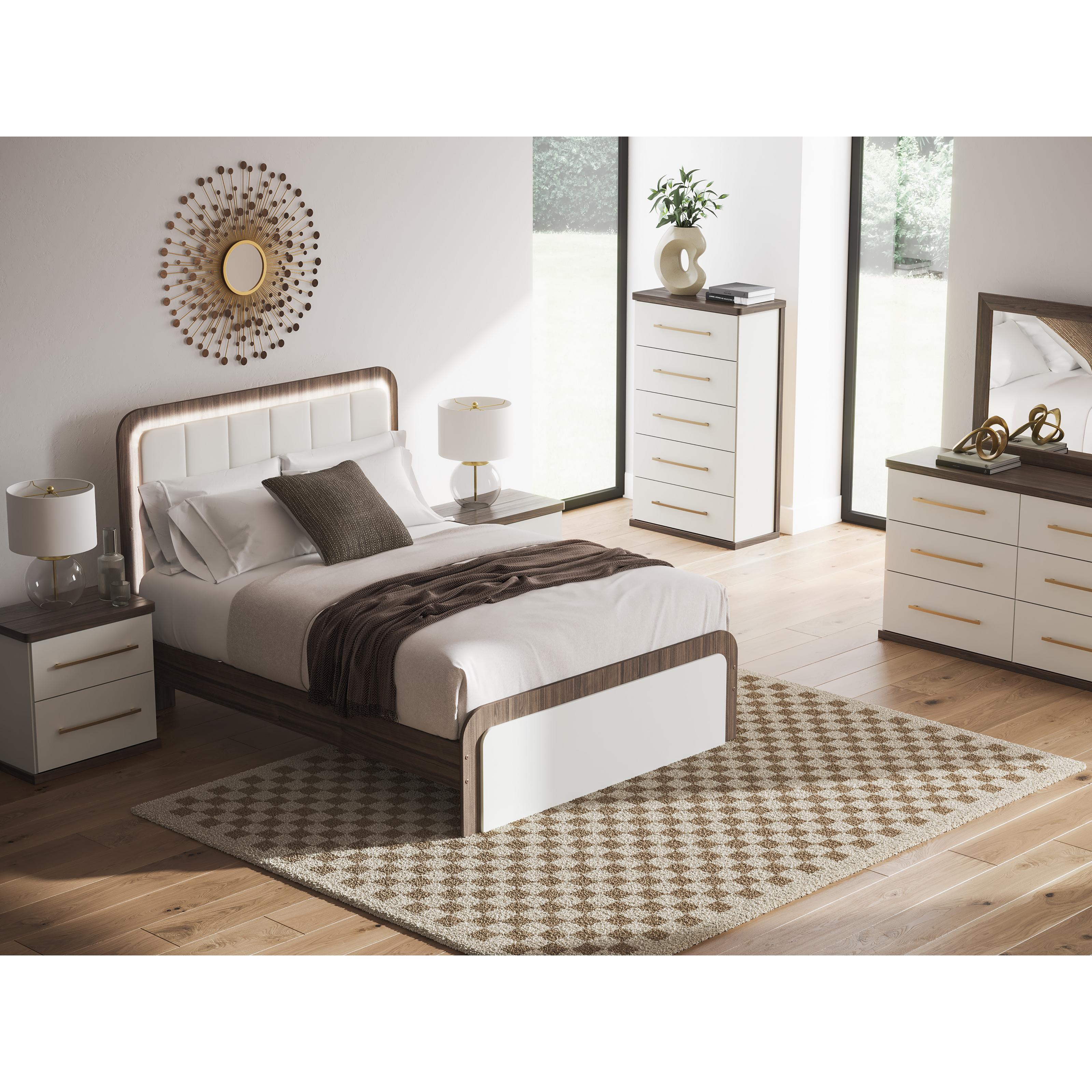  Size_Queen --  Signature Design by Ashley Kendanport Upholstered Panel Bed IMAGE 12