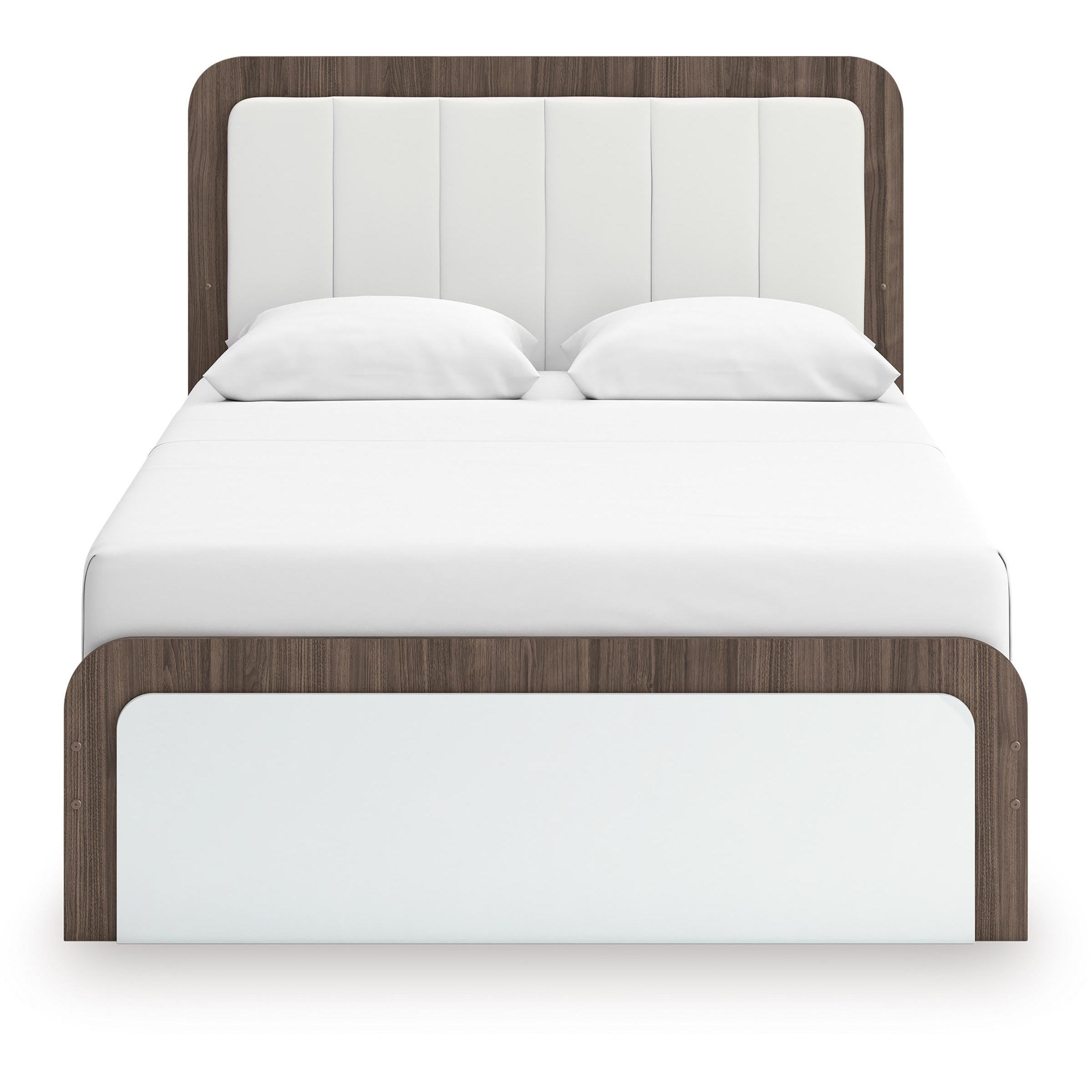  Size_Queen --  Signature Design by Ashley Kendanport Upholstered Panel Bed IMAGE 3