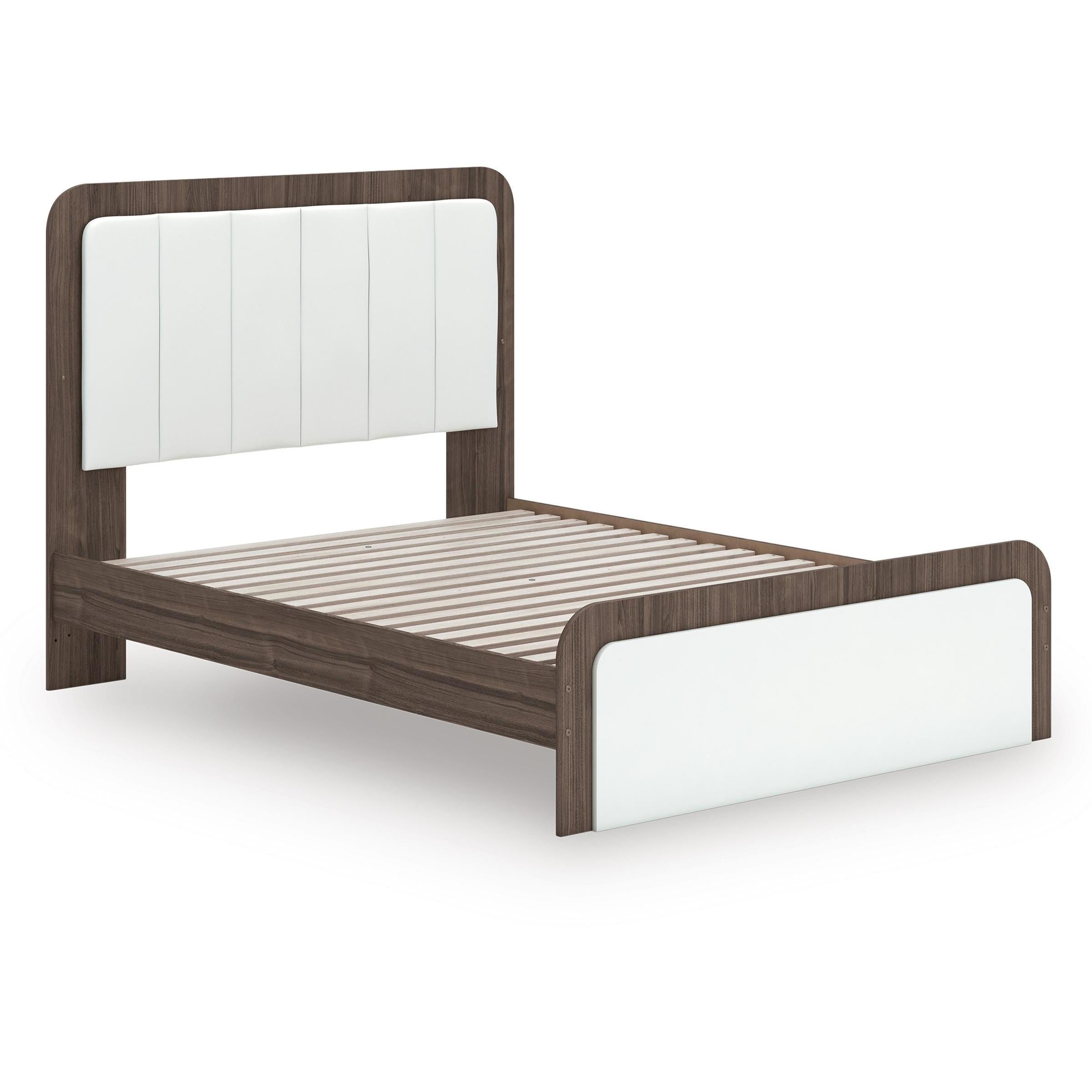  Size_Queen --  Signature Design by Ashley Kendanport Upholstered Panel Bed IMAGE 6