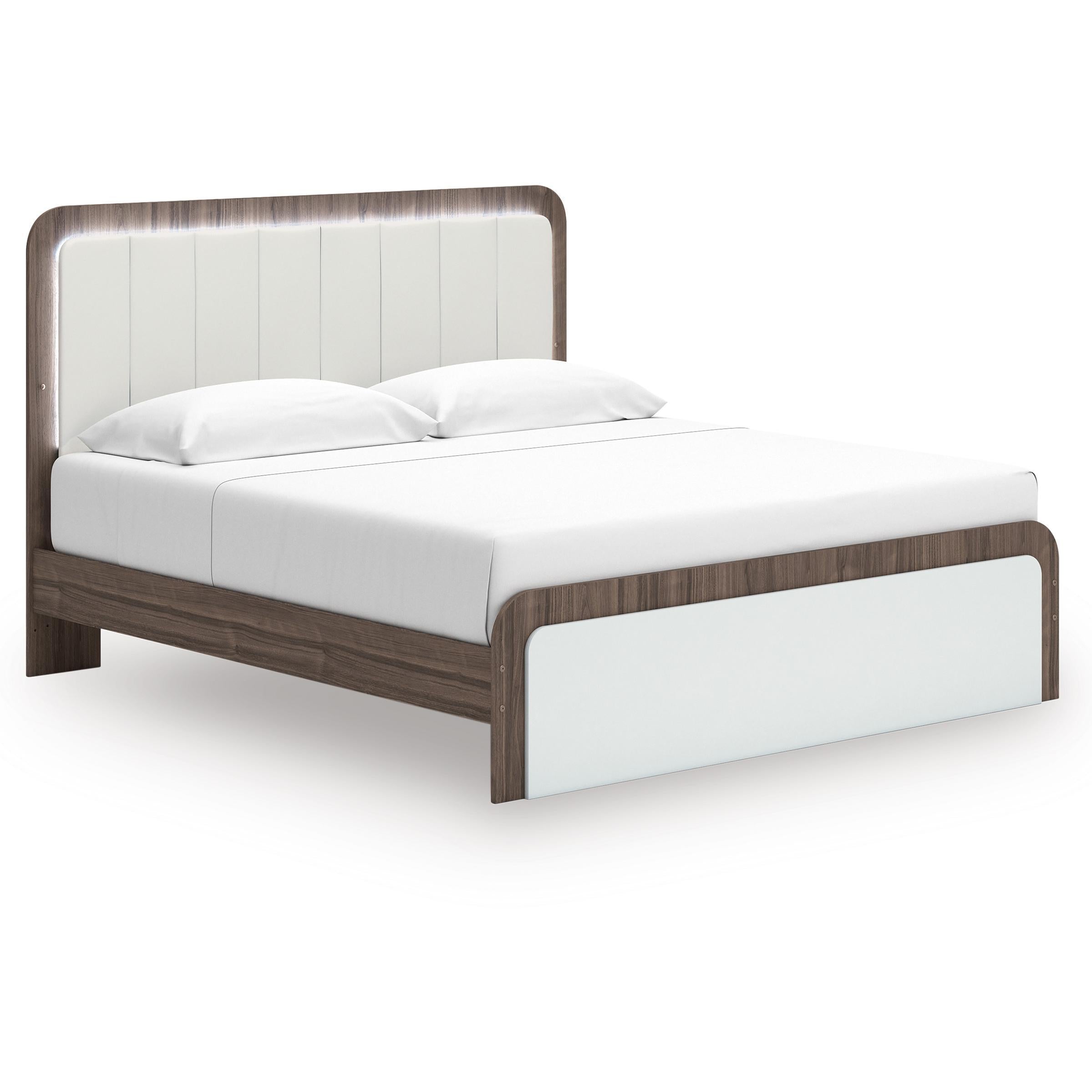  Size_King --  Kendanport PCB1108B8 King Upholstered Bed IMAGE 2