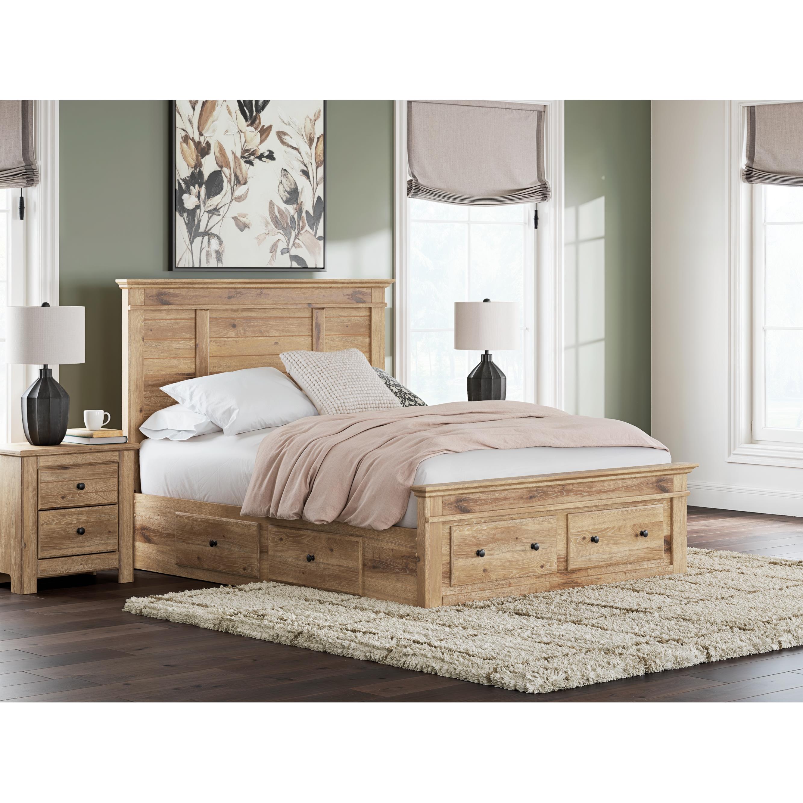  Signature Design by Ashley Makidern PCB1170B10 Queen Panel Storage Bed IMAGE 2