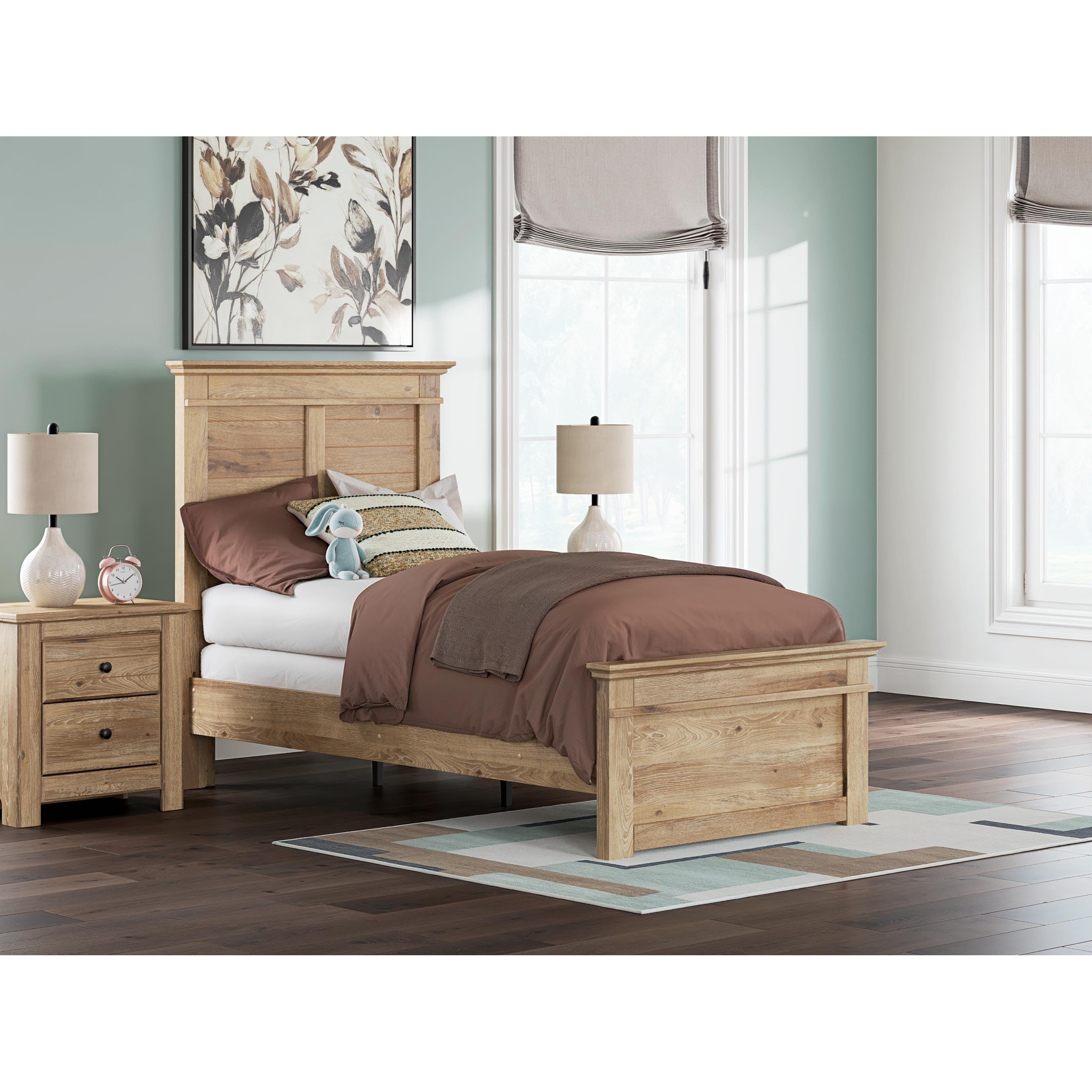  Size_Twin --  Signature Design by Ashley Makidern Panel Bed IMAGE 2