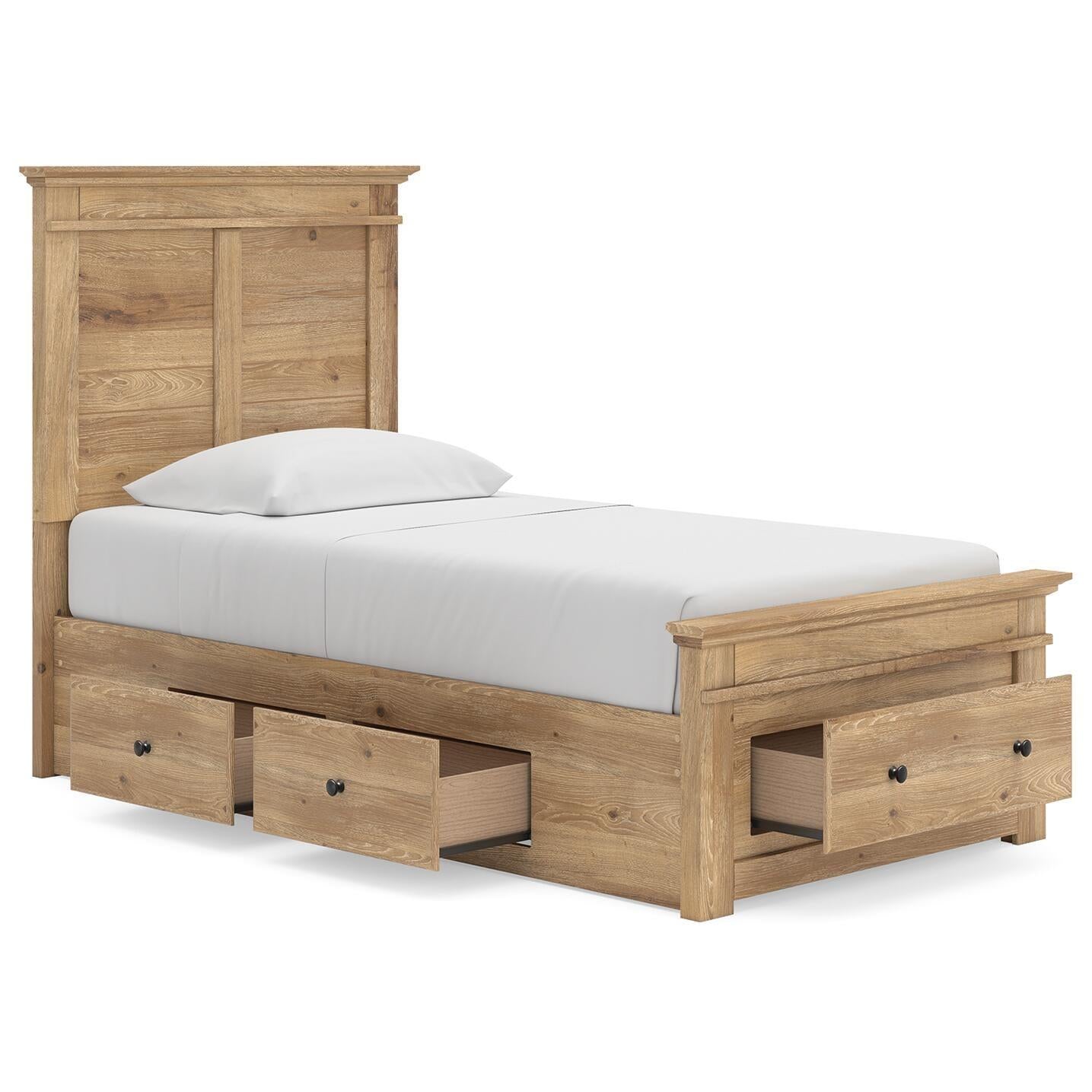  Signature Design by Ashley Makidern PCB1170B38 Twin Panel Storage Bed IMAGE 6