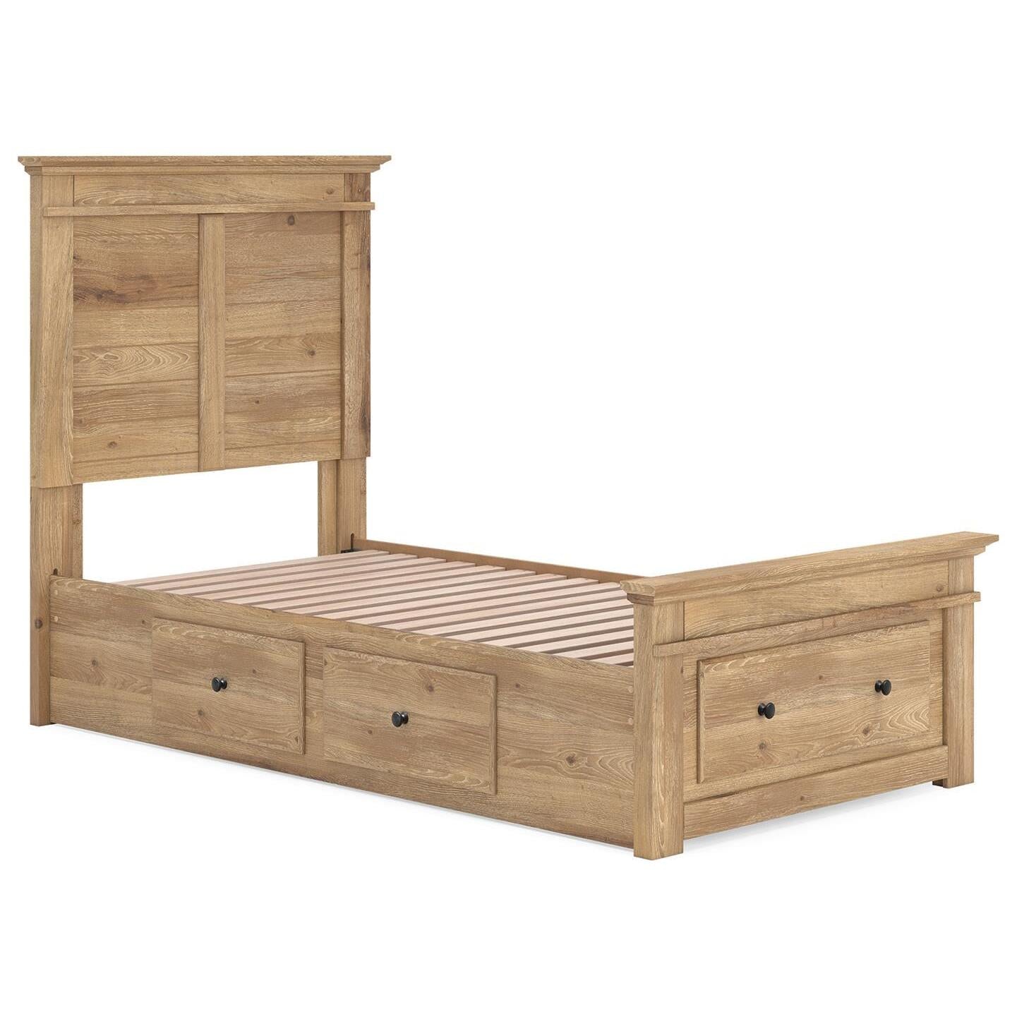  Signature Design by Ashley Makidern PCB1170B38 Twin Panel Storage Bed IMAGE 9