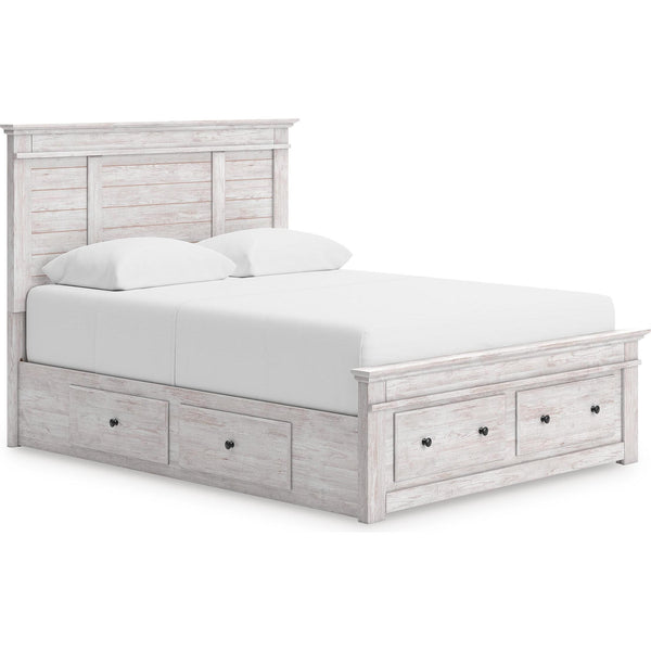 Signature Design by Ashley Makidern Panel Bed with Storage