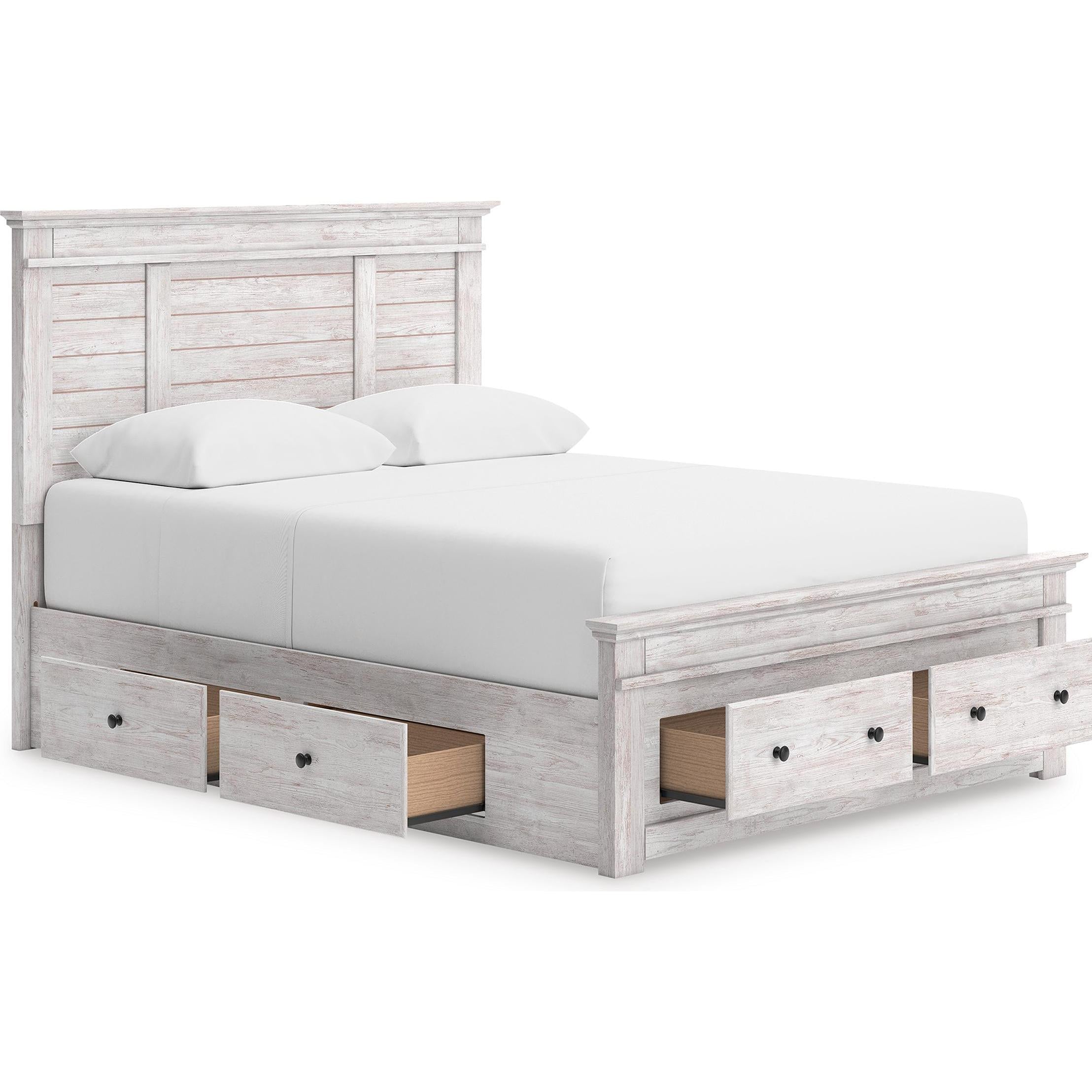  Size_King --  Makidern PCB1171B14 King Panel Storage Bed IMAGE 3