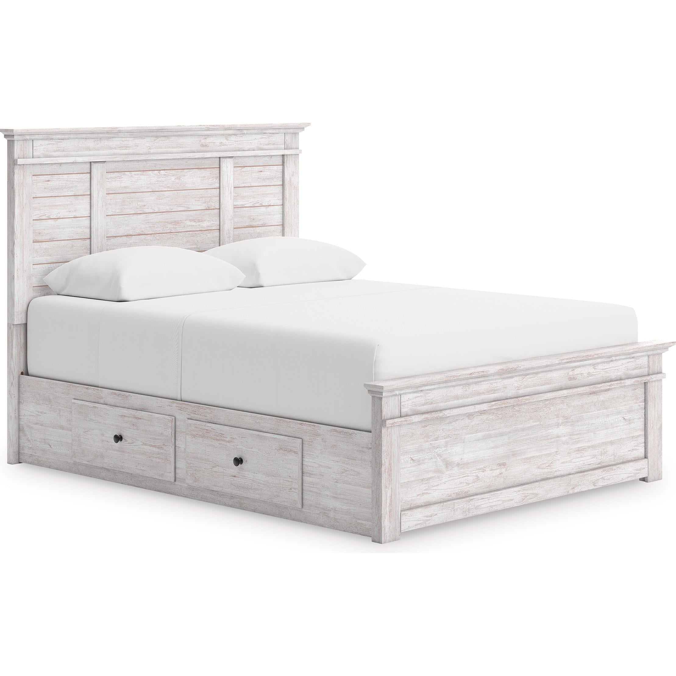  Size_Queen --  Makidern PCB1171B16 Queen Panel Storage Bed IMAGE 8