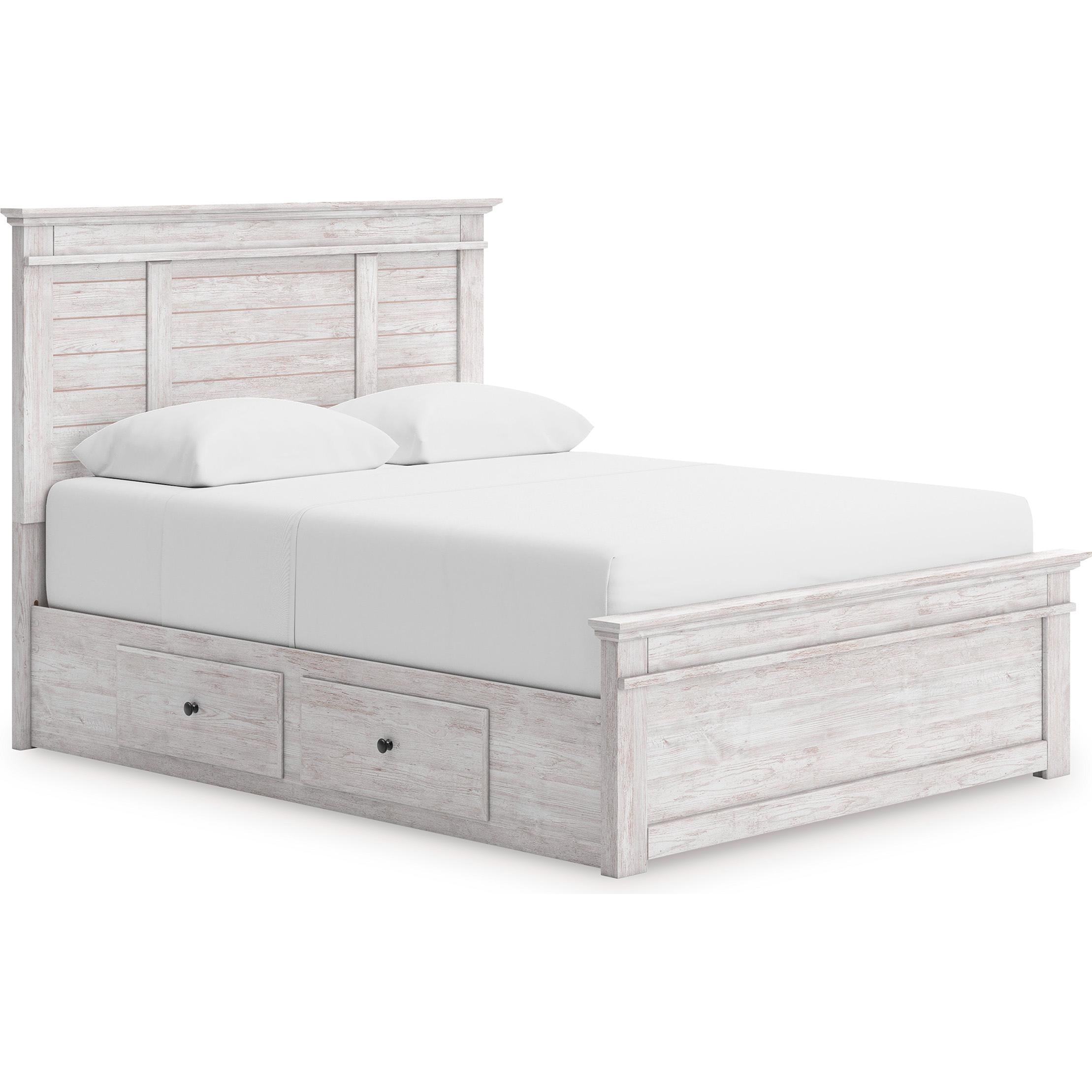  Size_Queen --  Makidern PCB1171B7 Queen Panel Storage Bed IMAGE 8