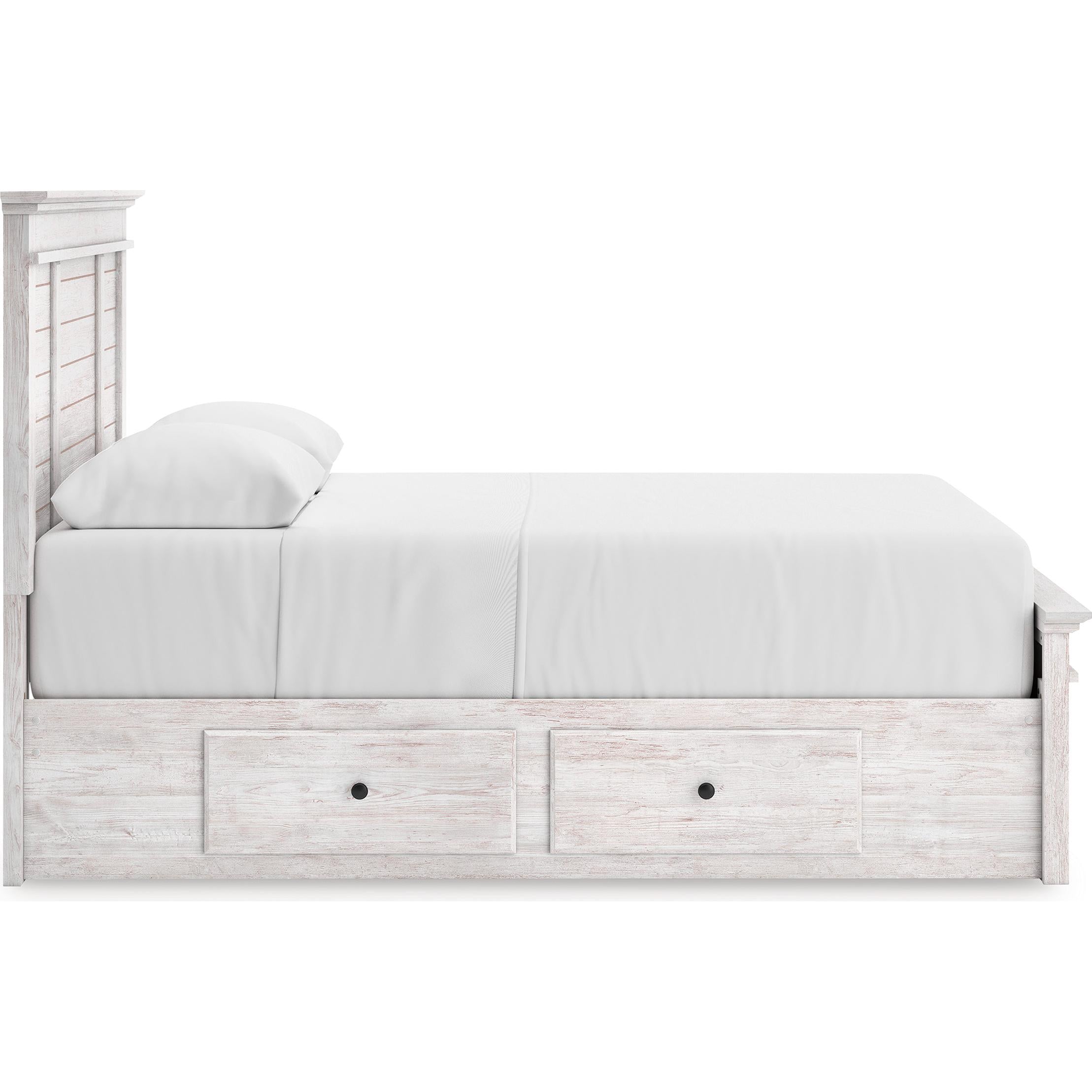  Size_Queen --  Makidern PCB1171B9 Queen Panel Storage Bed IMAGE 6