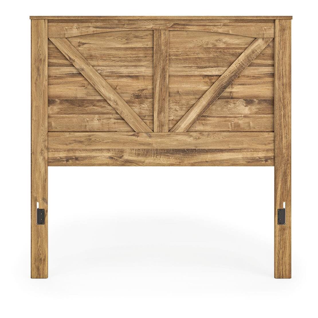  Signature Design by Ashley Maystonna PCB1580-57 Queen Crossbuck Panel Headboard IMAGE 2