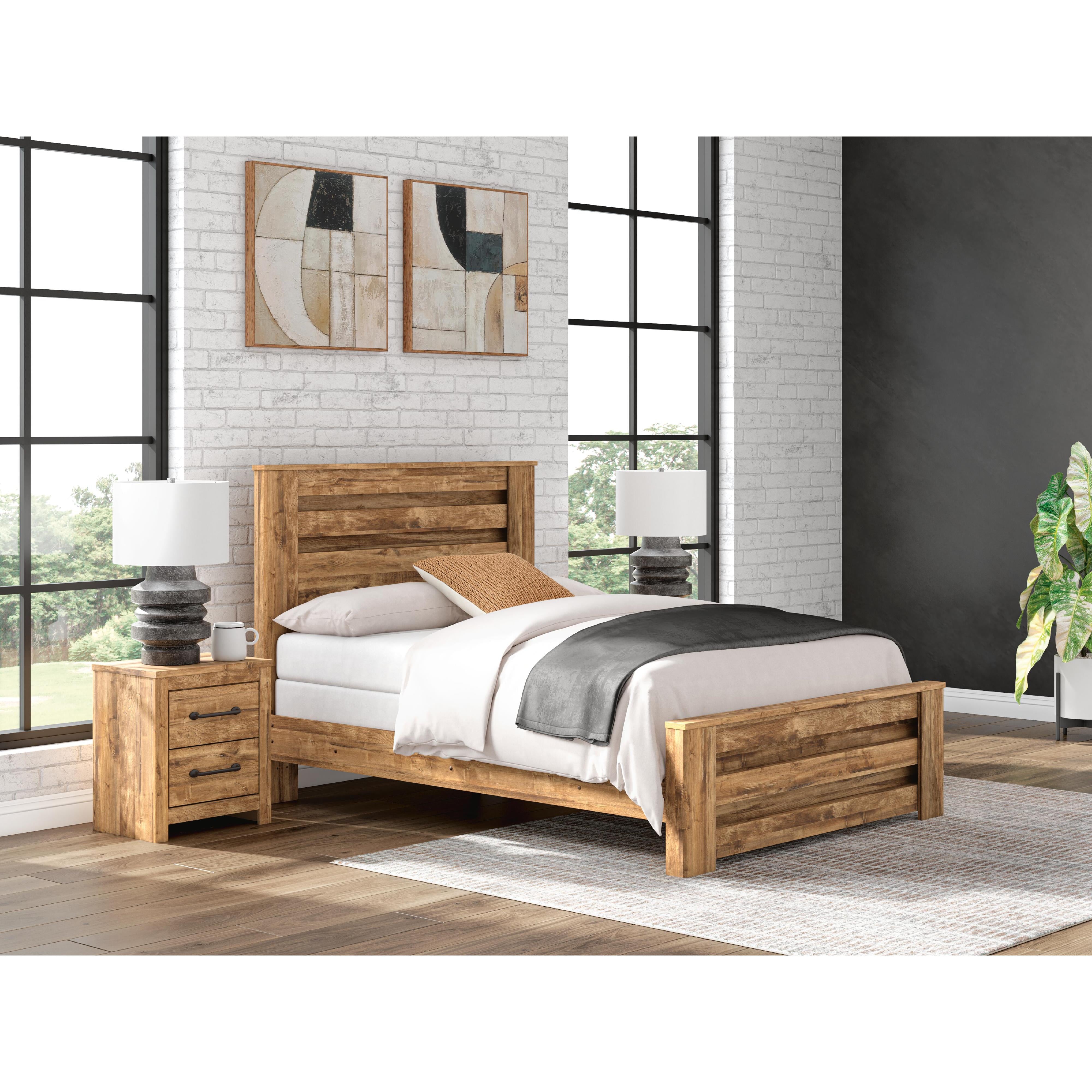  Size_Queen --  Signature Design by Ashley Maystonna Panel Bed IMAGE 2