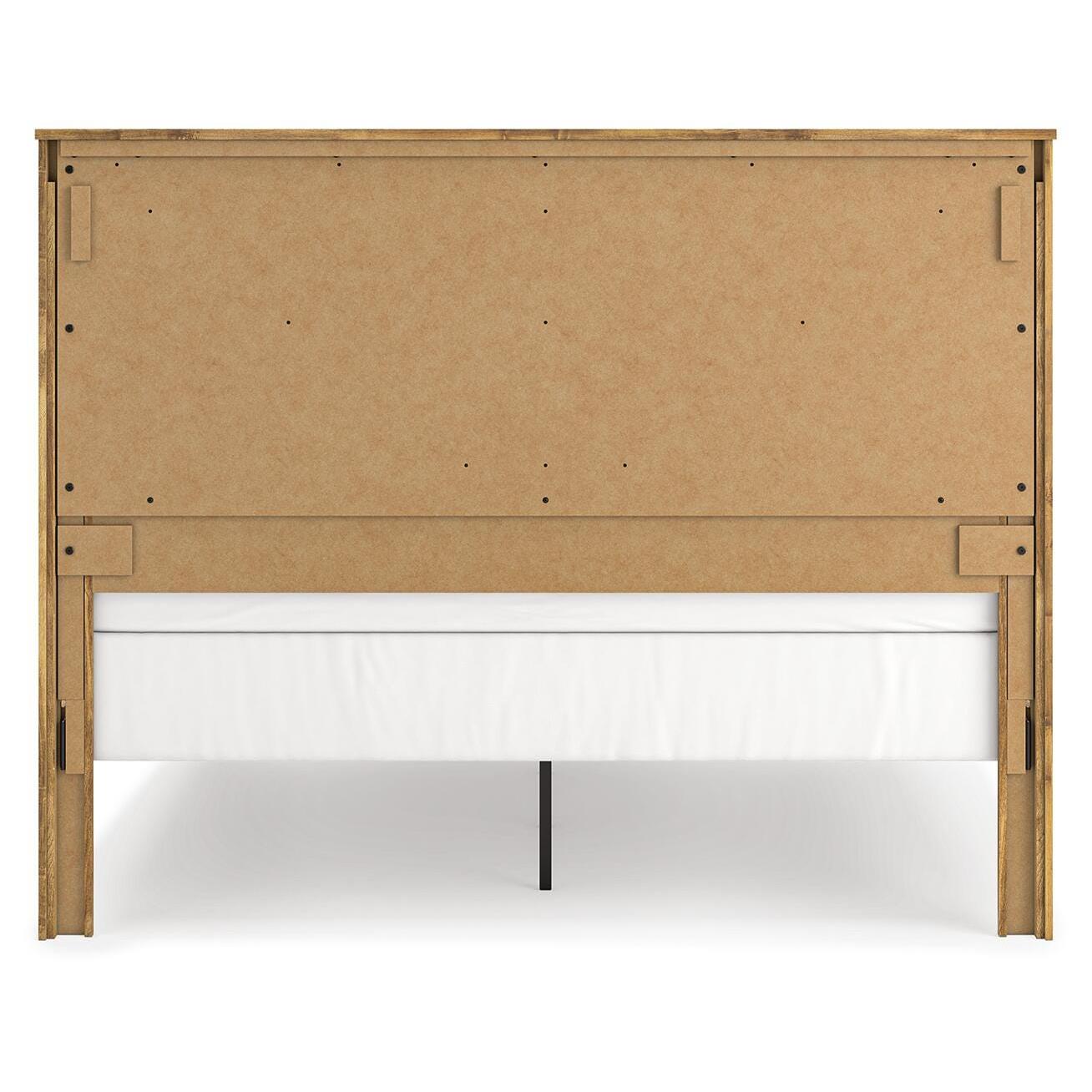  Size_King --  Maystonna PCB1580B6 King Crossbuck Panel Bed IMAGE 7