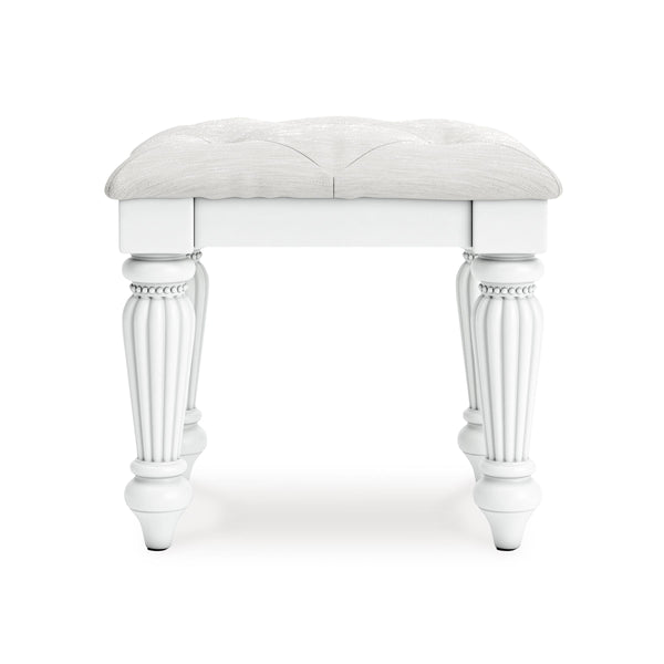 Signature Design by Ashley Kozlani PCB1819-01 Vanity Upholstered Stool